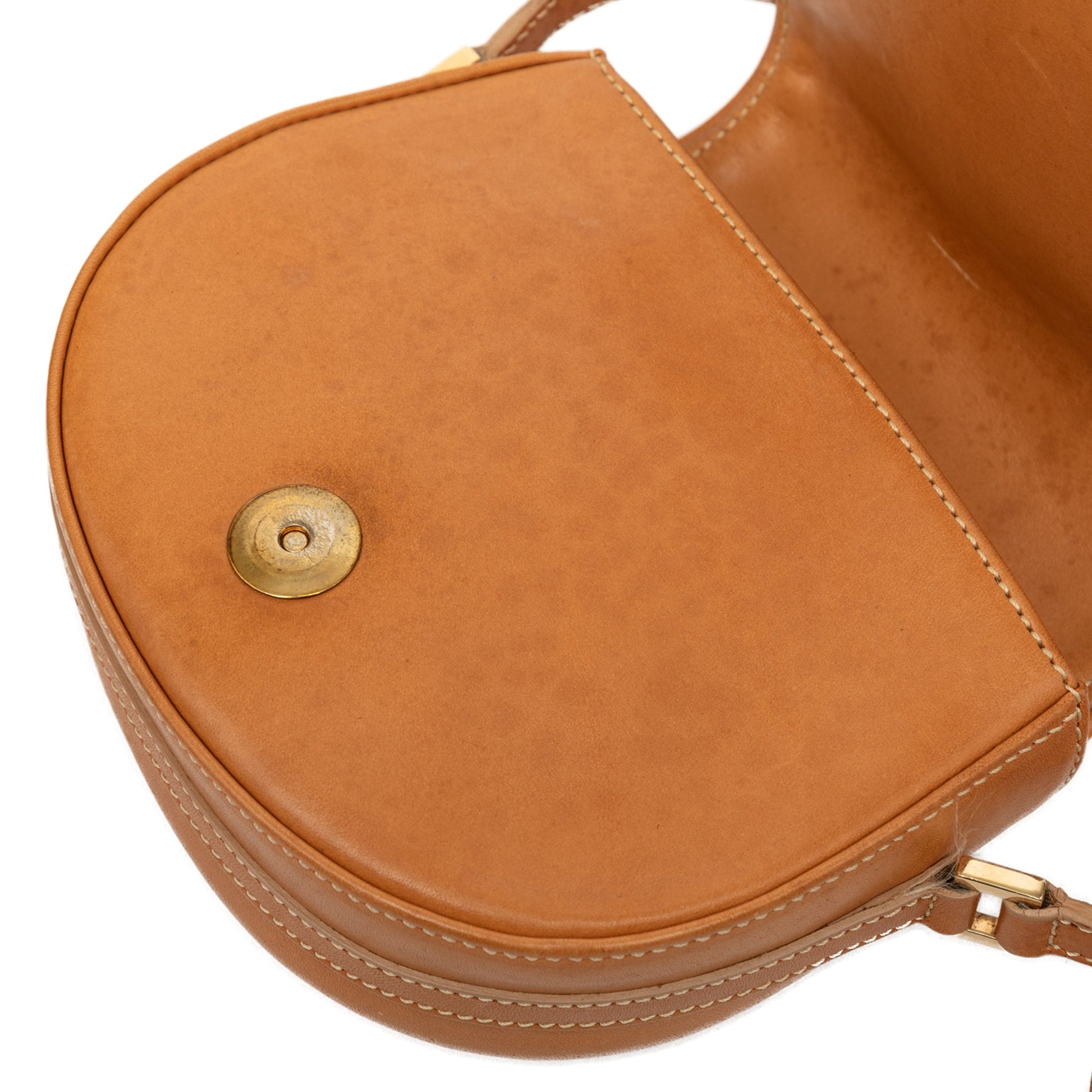 Celine C Macadam Denim and Leather Crossbody