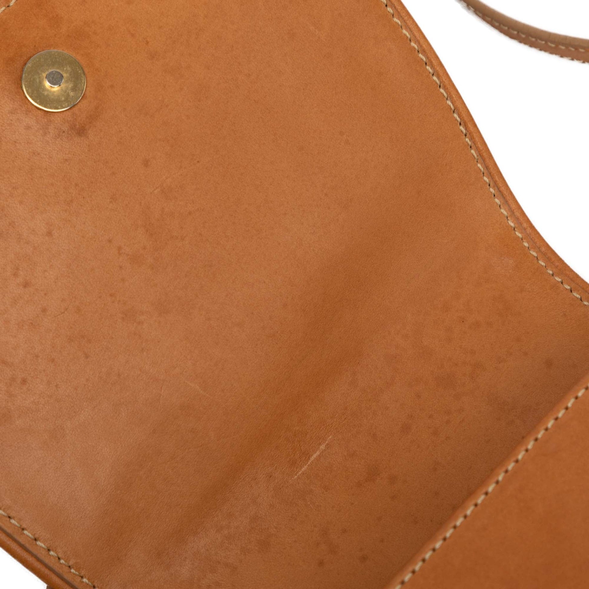 Celine C Macadam Denim and Leather Crossbody