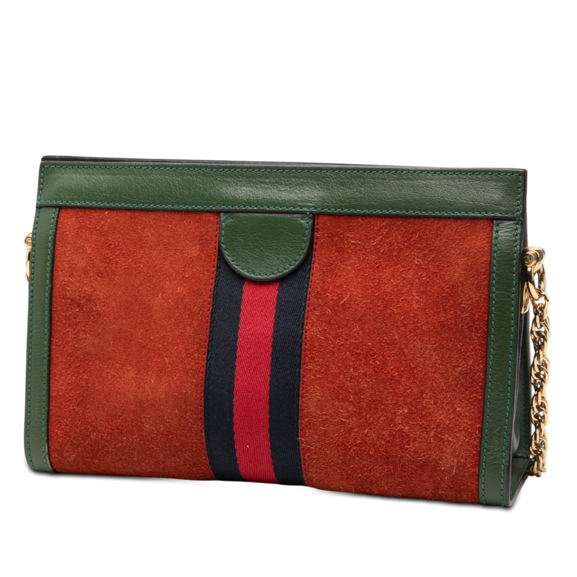 Gucci Small Suede Ophidia Chain Crossbody