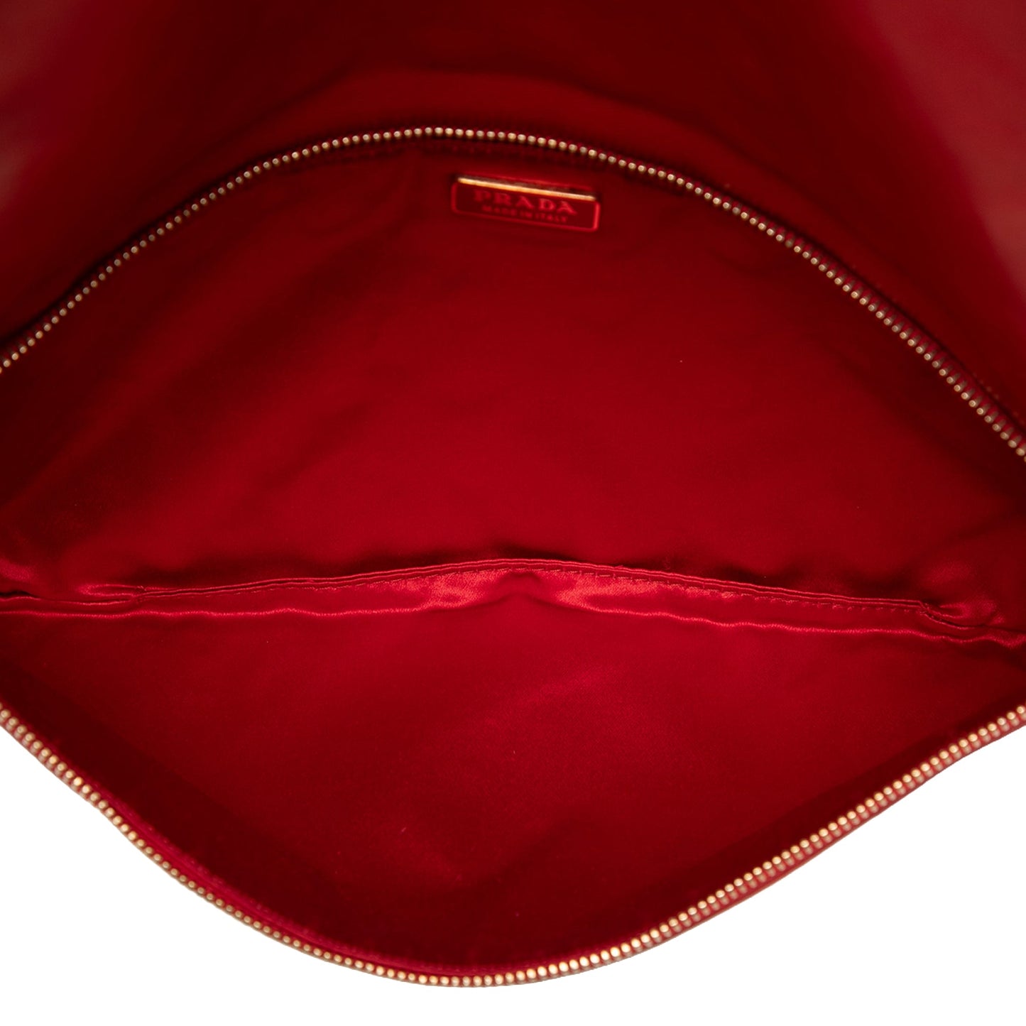 Prada Nappa Grommet Shoulder Bag