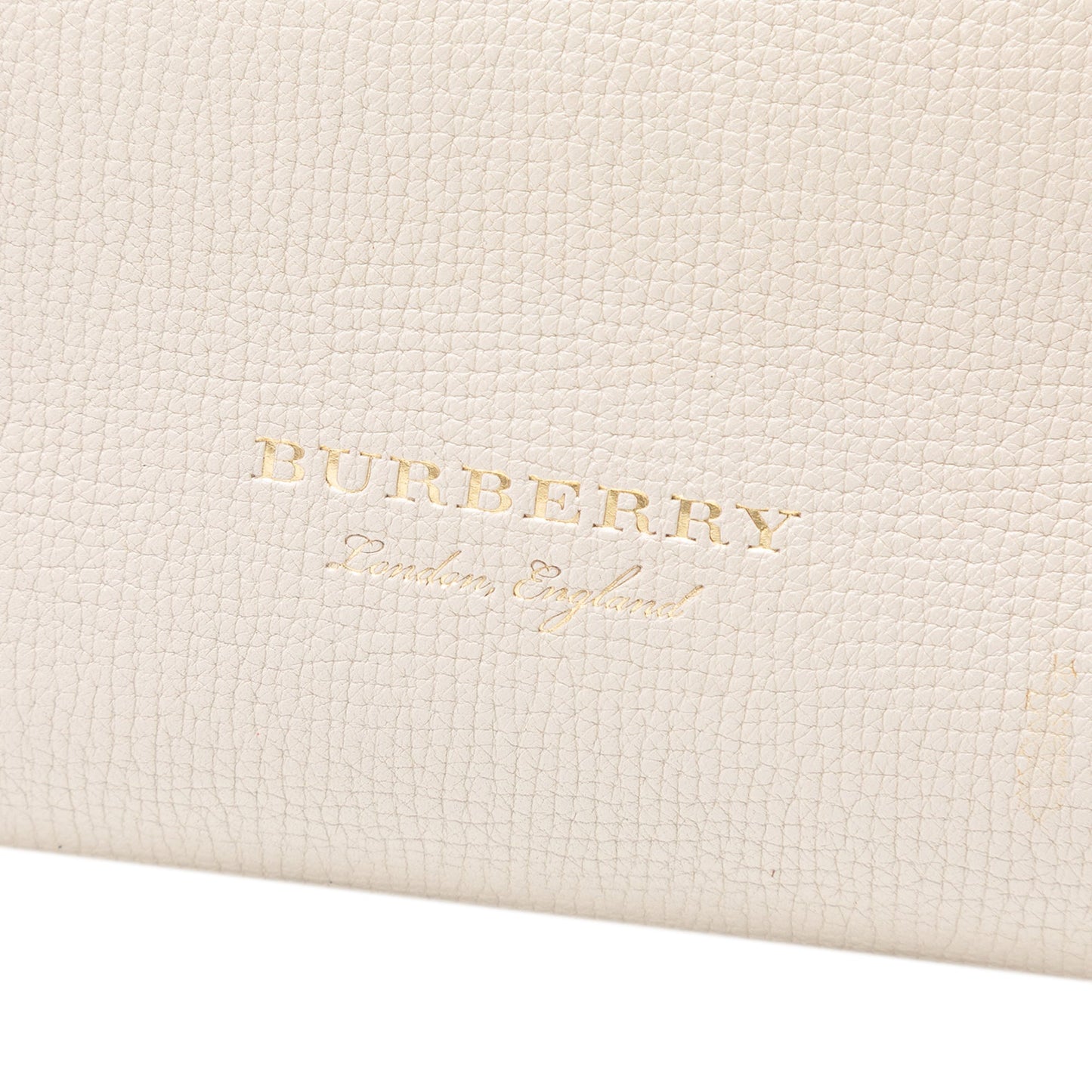 Burberry Medium Bicolor Leather and House Check Banner Satchel