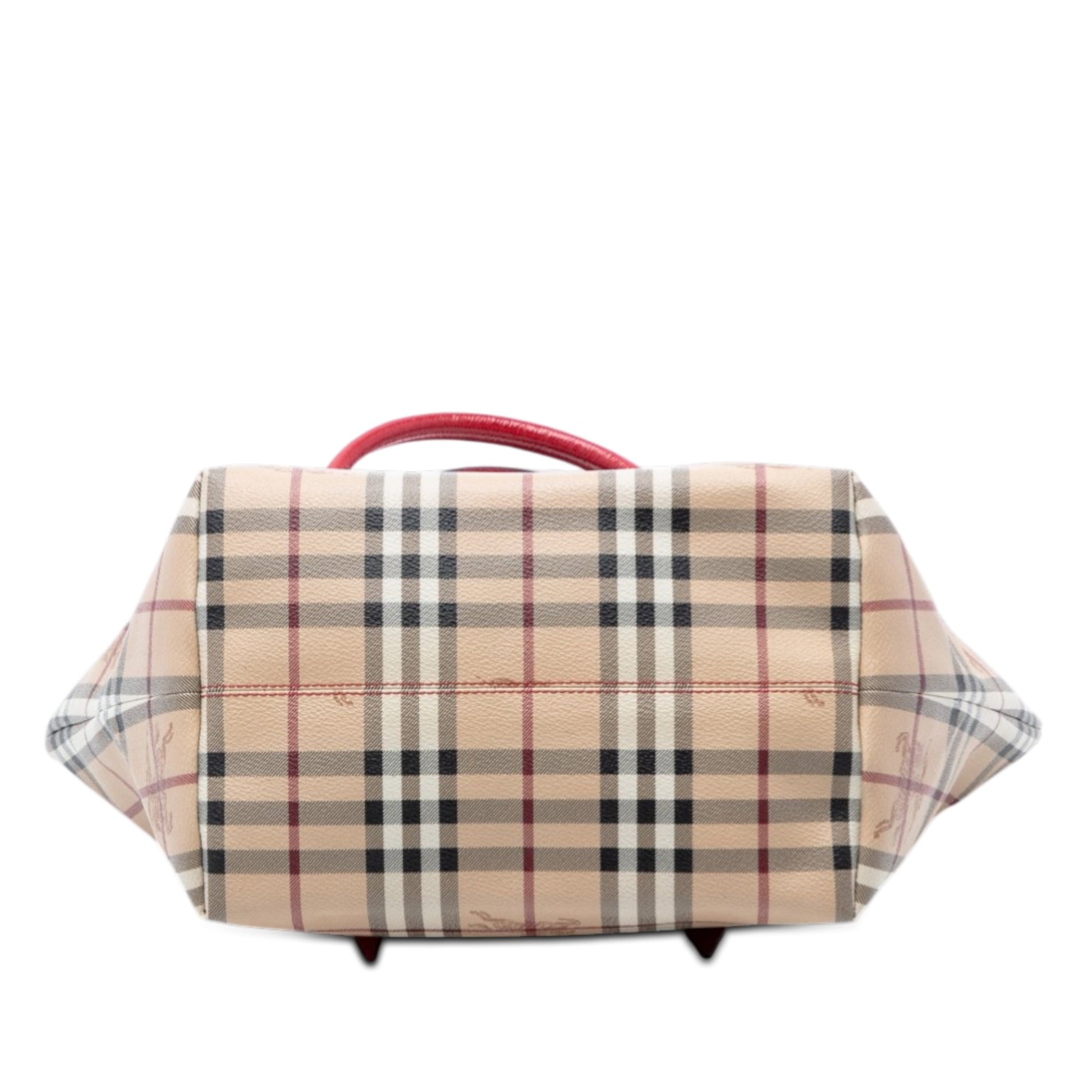 Burberry Small Haymarket Check Coated Canvas Salisbury Tote