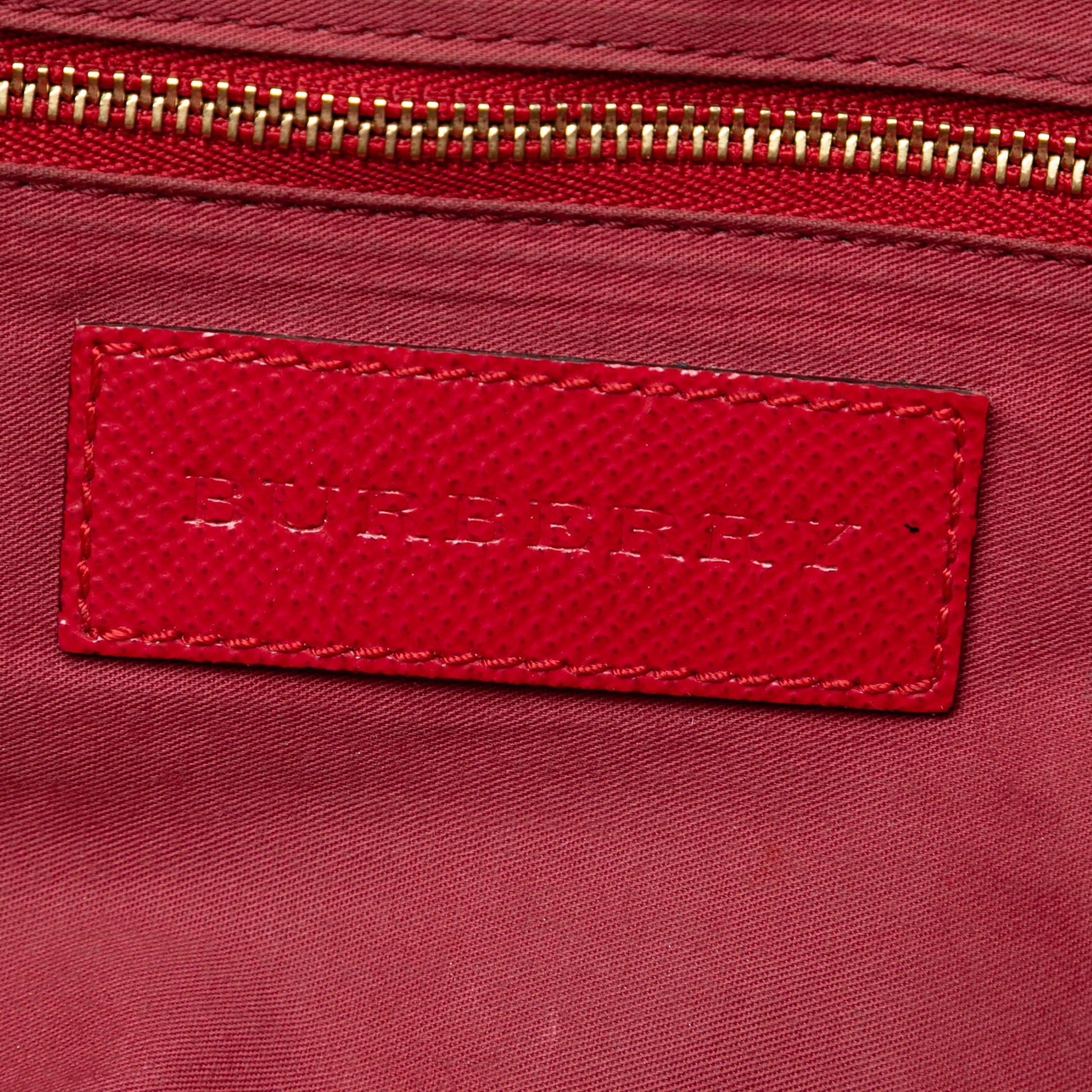 Burberry Small Haymarket Check Coated Canvas Salisbury Tote