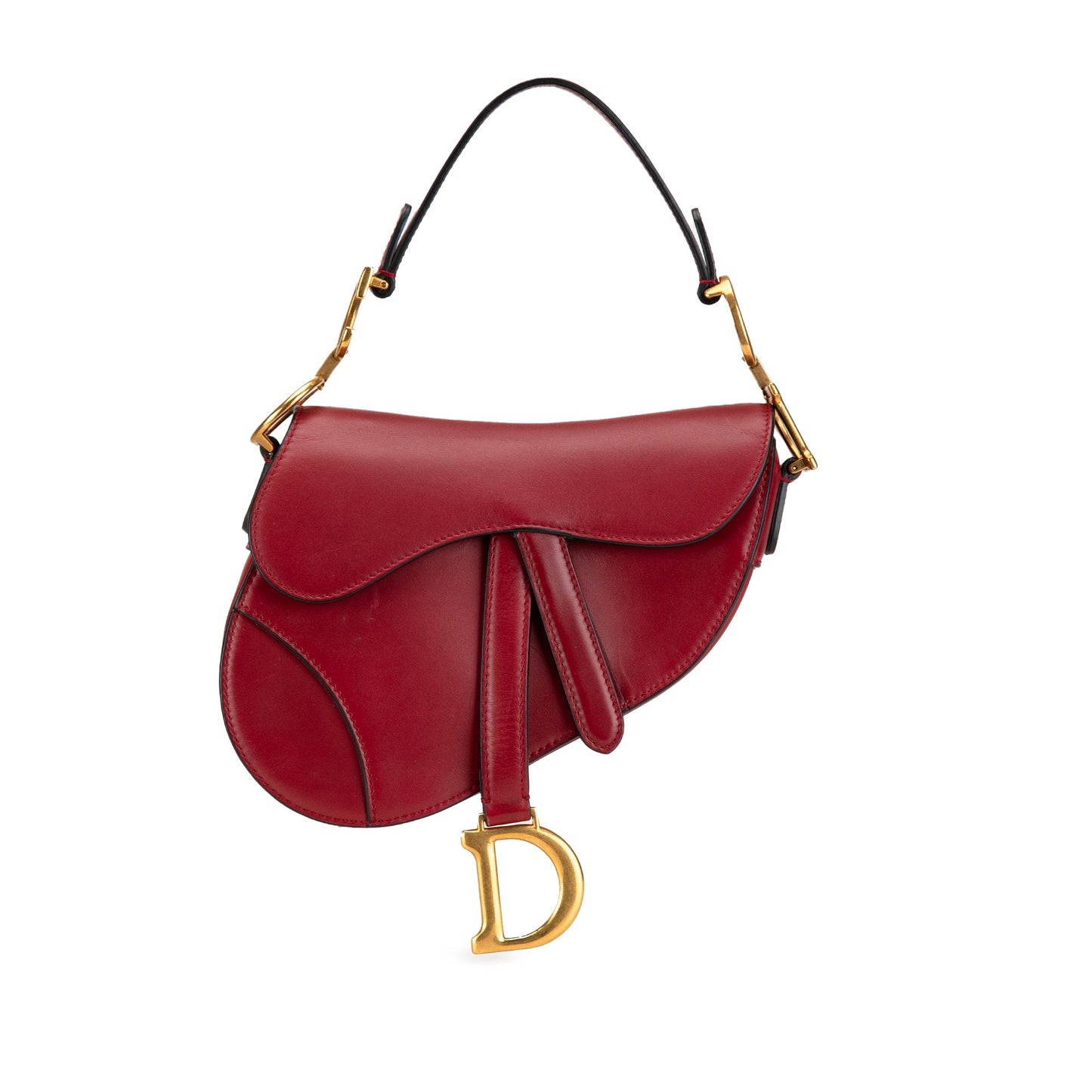 Dior Mini Grained Calfskin Saddle Bag