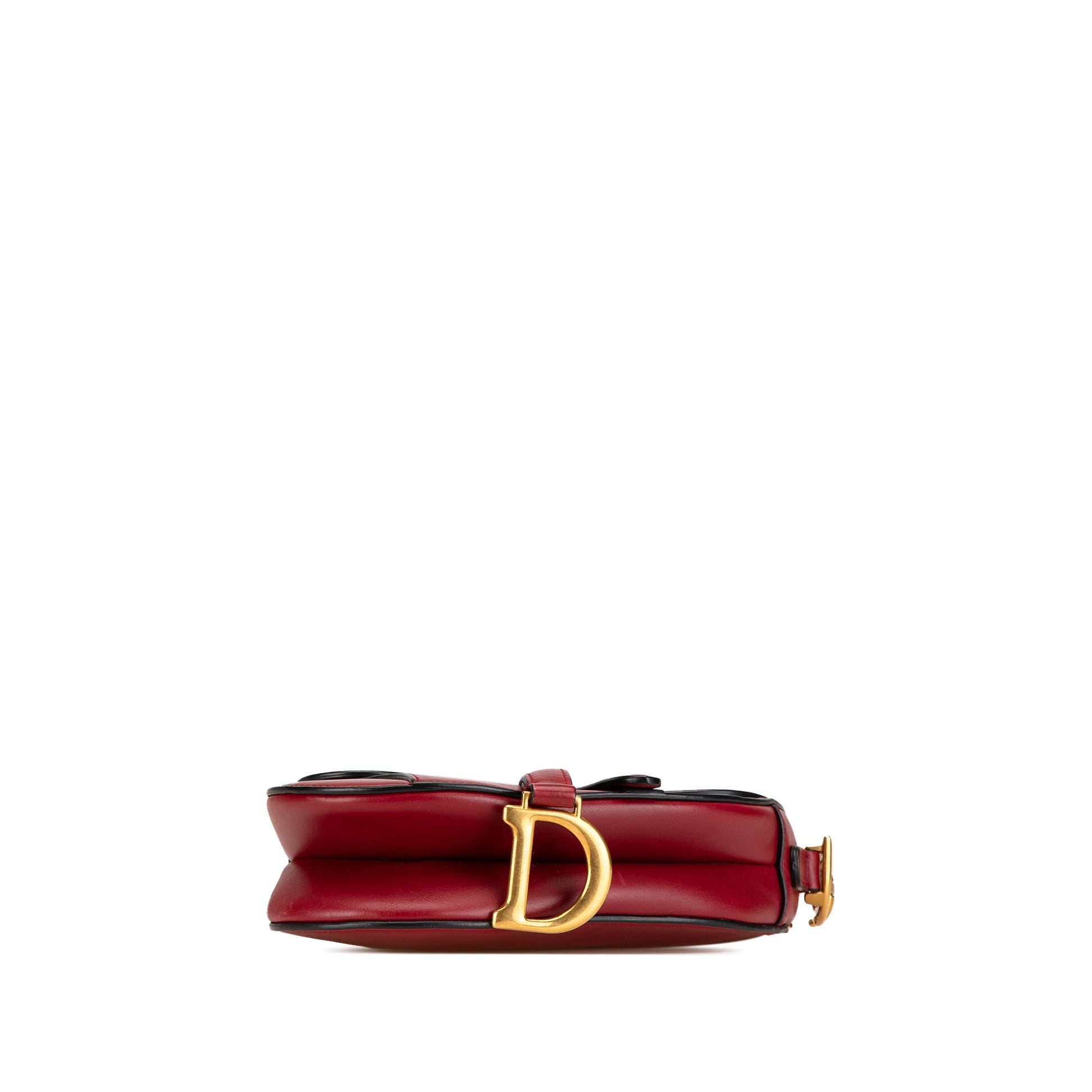 Dior Mini Grained Calfskin Saddle Bag