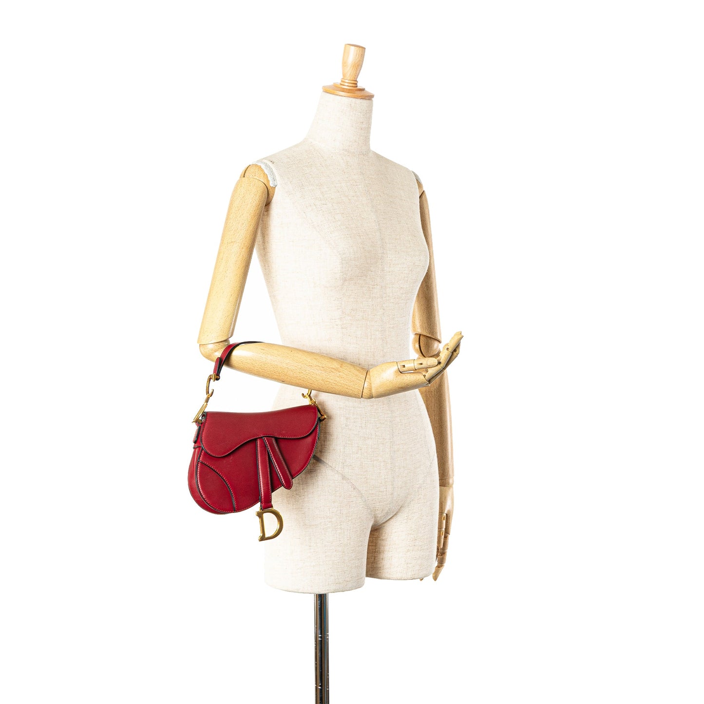 Dior Mini Grained Calfskin Saddle Bag