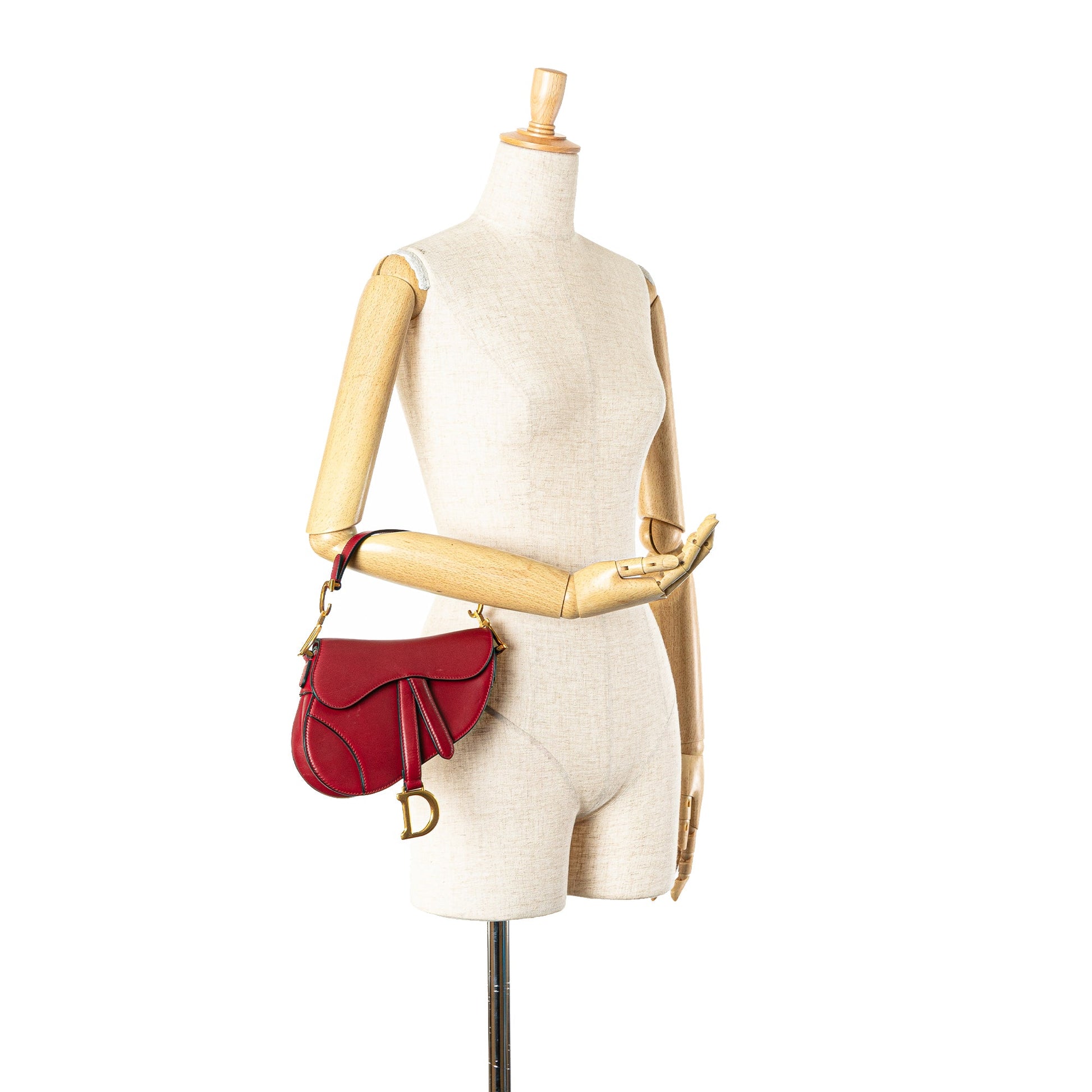 Dior Mini Grained Calfskin Saddle Bag