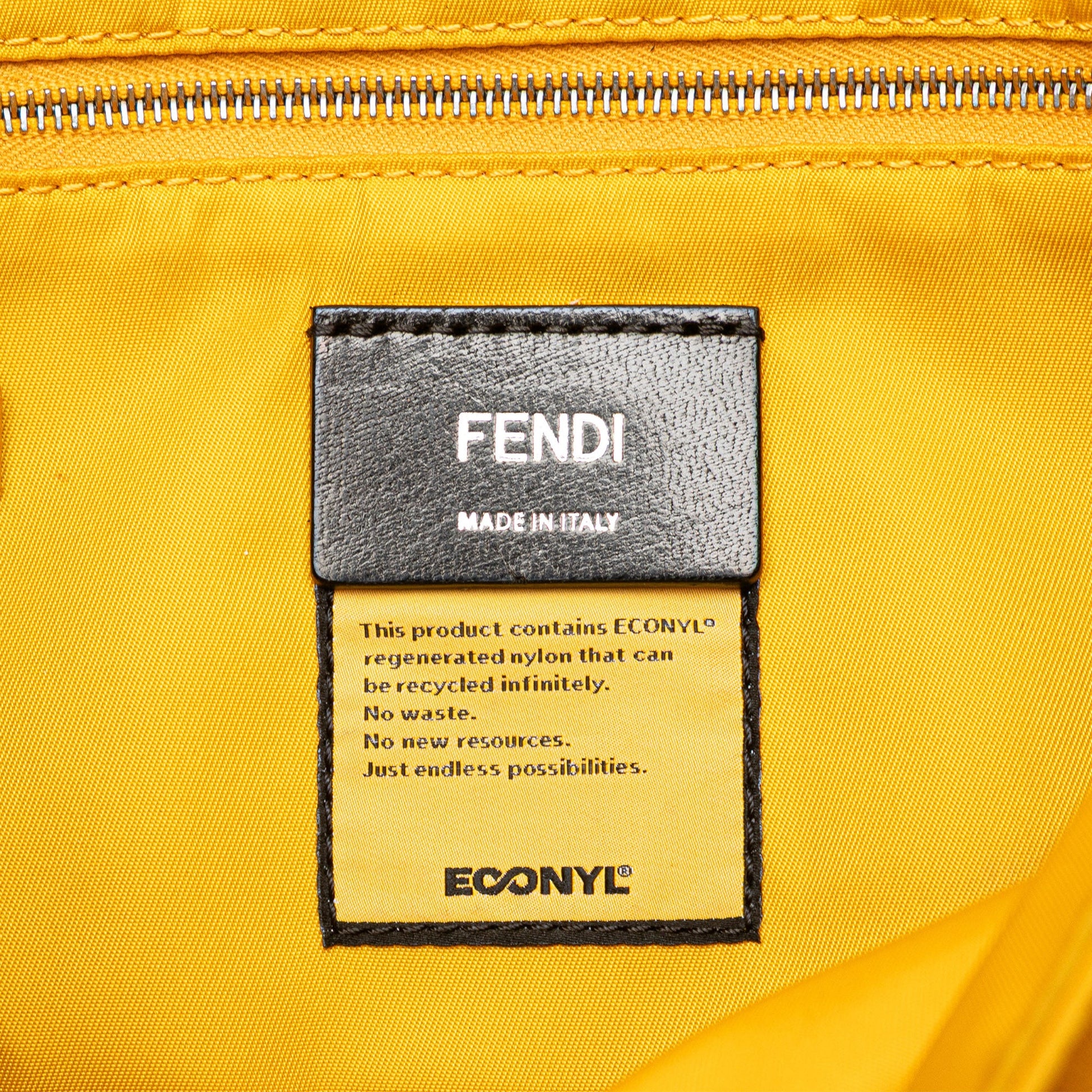 Fendi Medium Econyl Nylon Baguette Crossbody