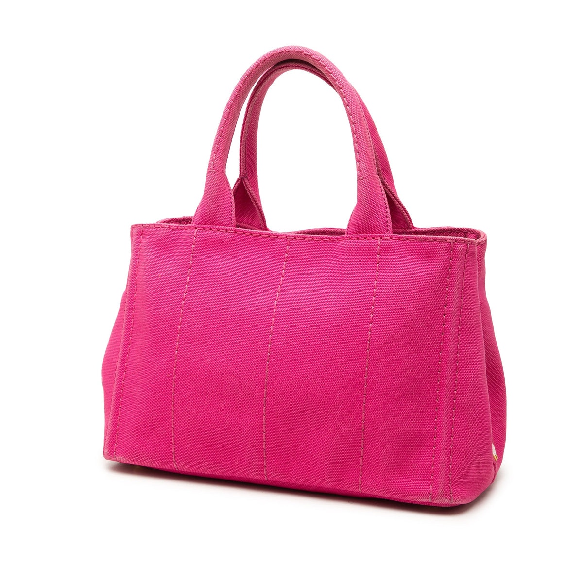 Prada Small Canvas Canapa Logo Tote
