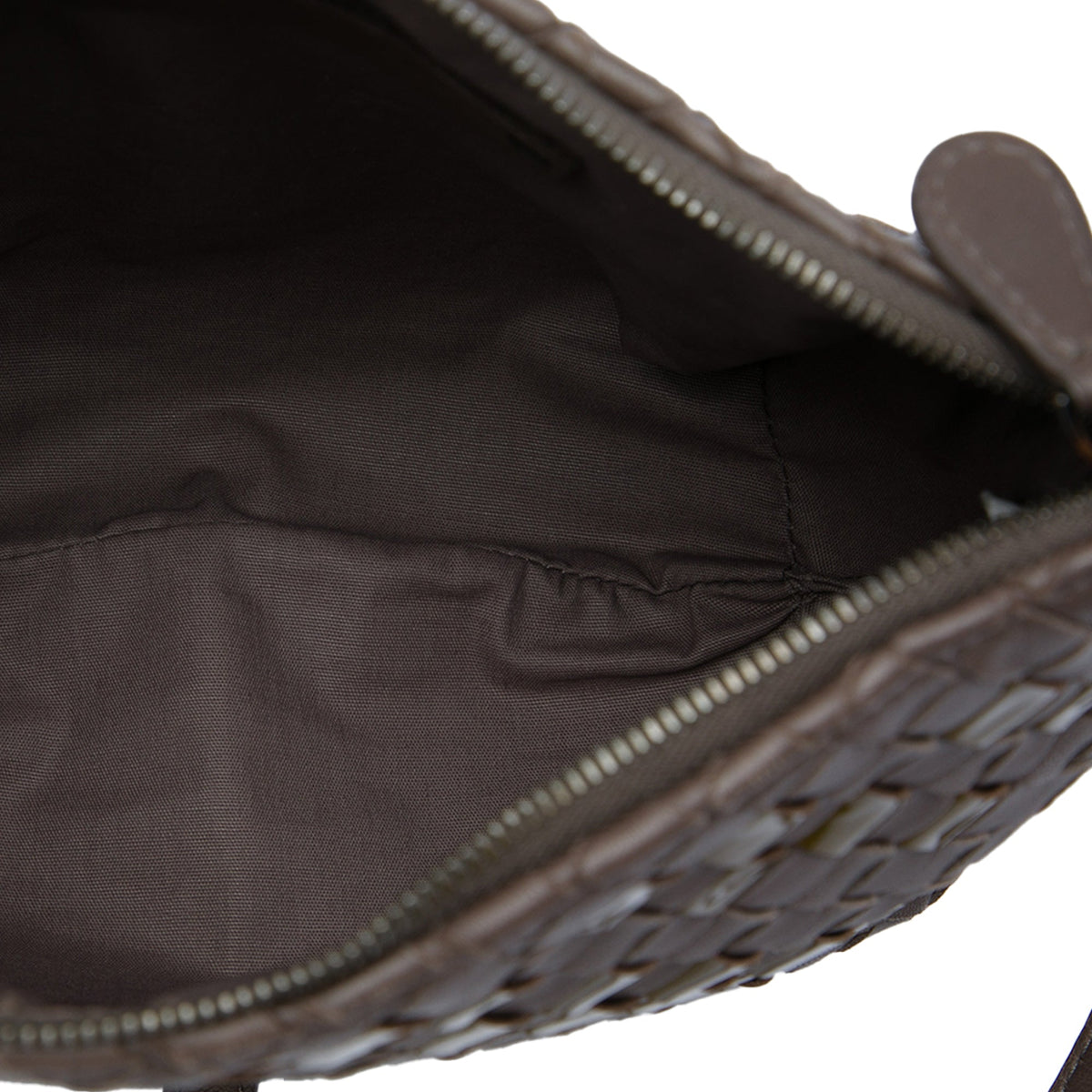 Bottega Veneta Nappa and Patent Intrecciato Crossbody