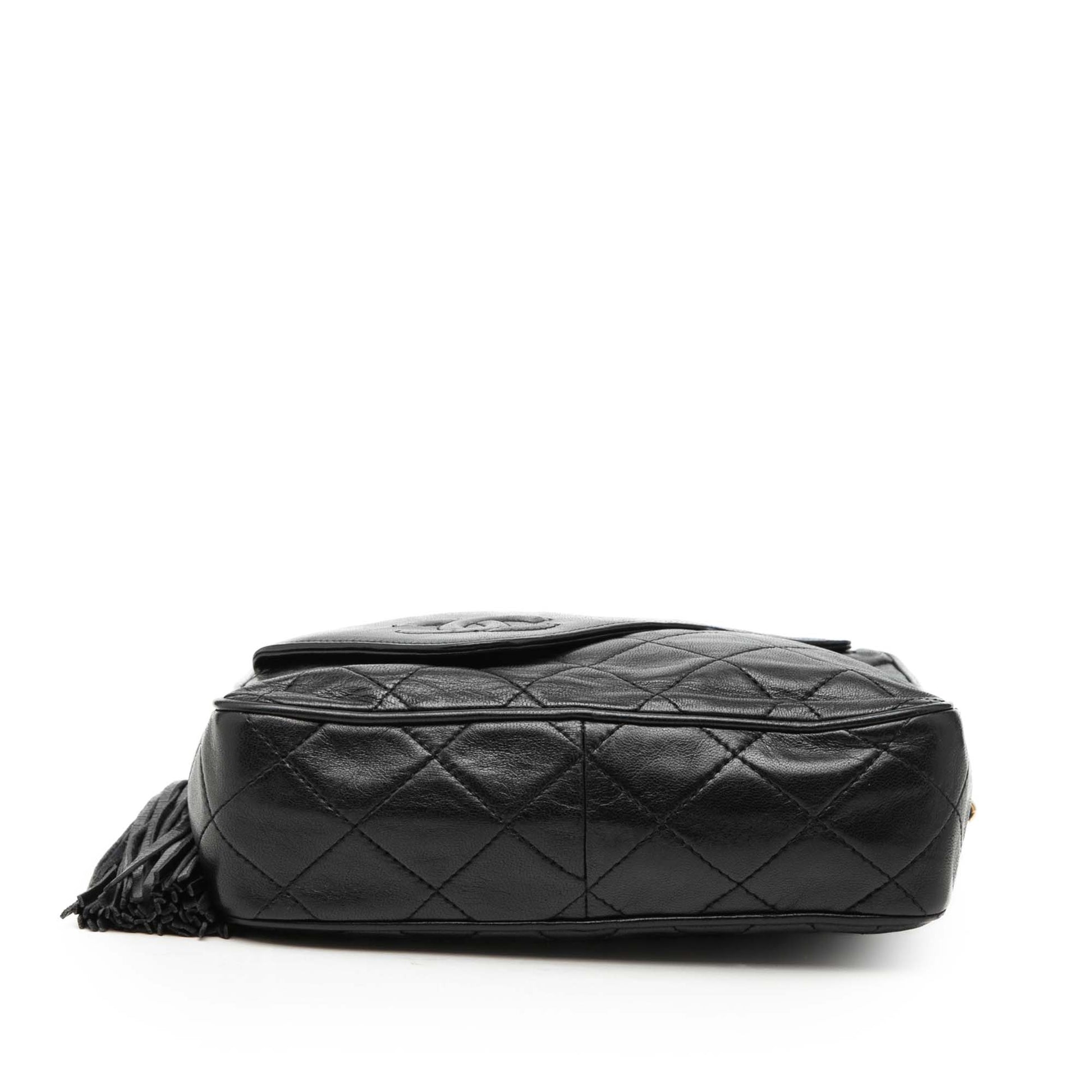 Chanel Mini CC Quilted Lambskin Tassel Camera Bag