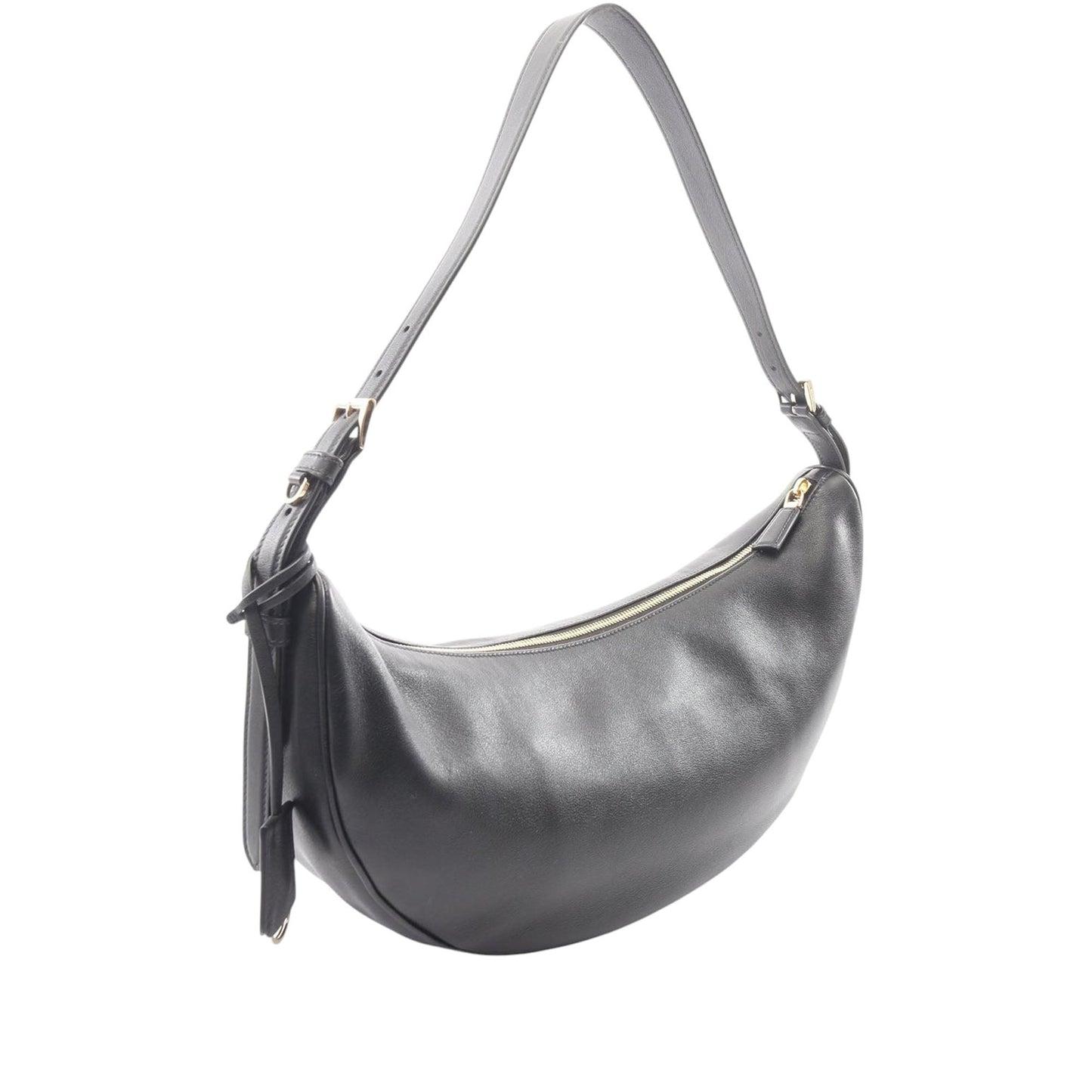 Prada Large Calfskin Demi Lune Shoulder Bag