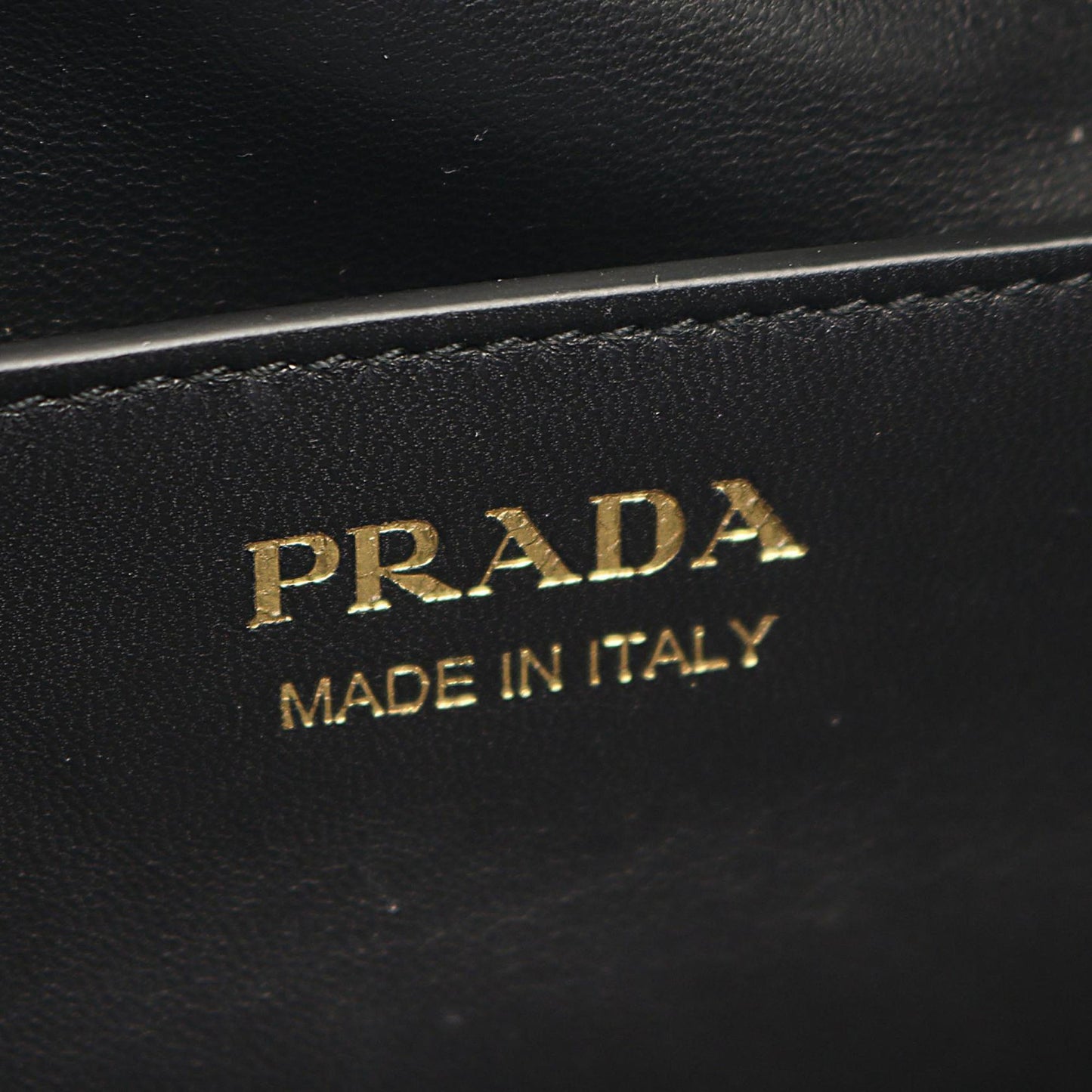 Prada Large Calfskin Demi Lune Shoulder Bag