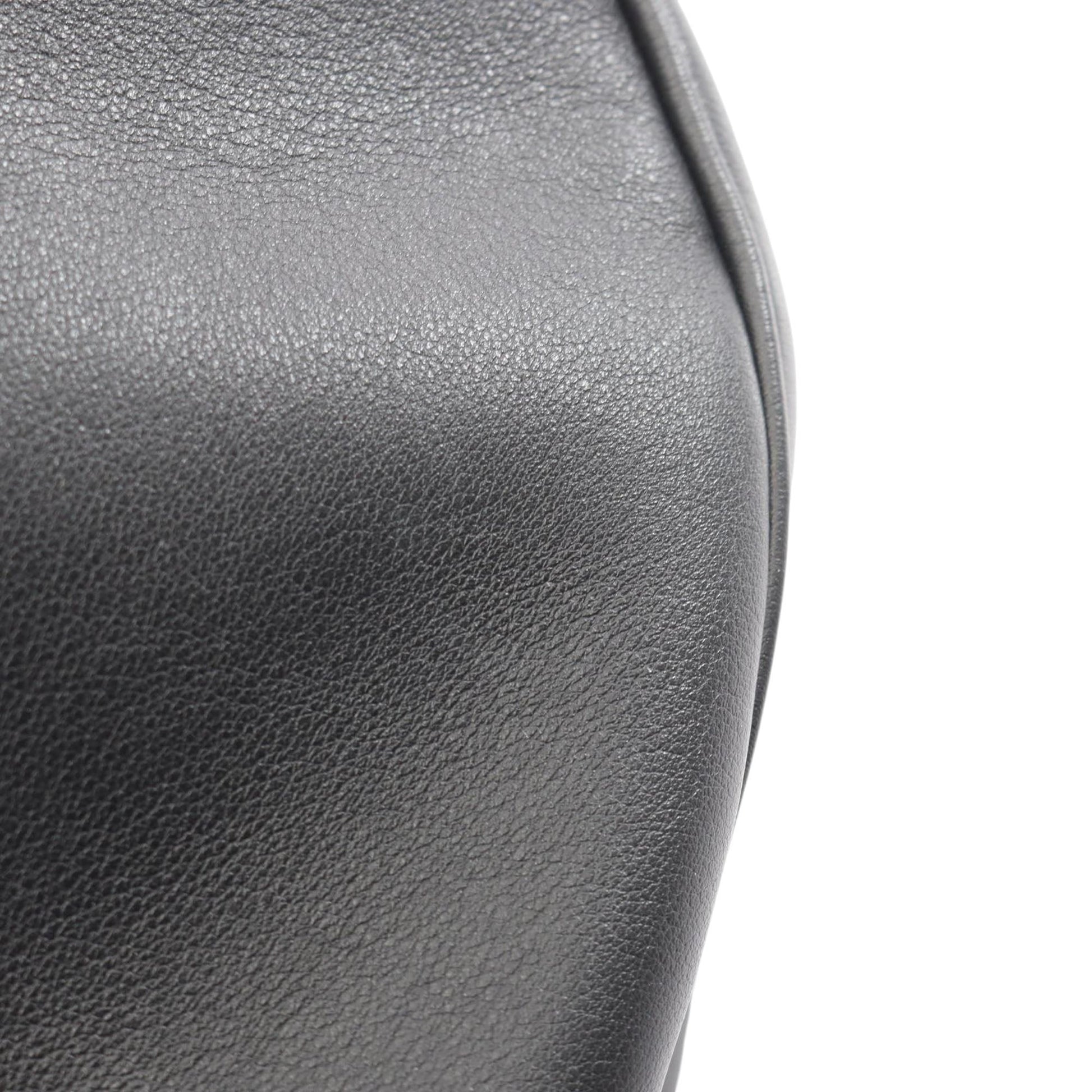 Prada Large Calfskin Demi Lune Shoulder Bag