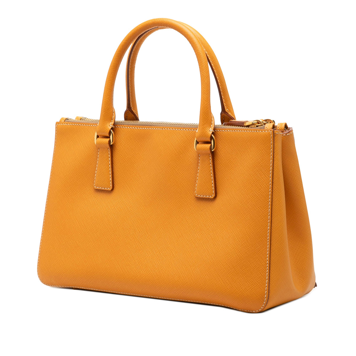 Prada Mini Saffiano Lux Galleria Double Zip