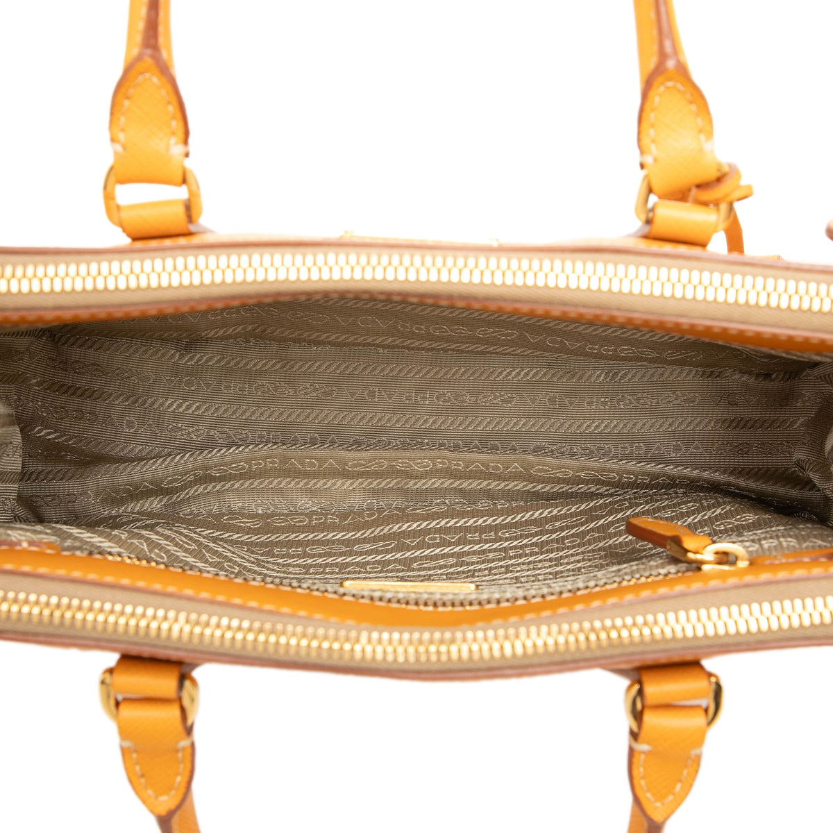 Prada Mini Saffiano Lux Galleria Double Zip