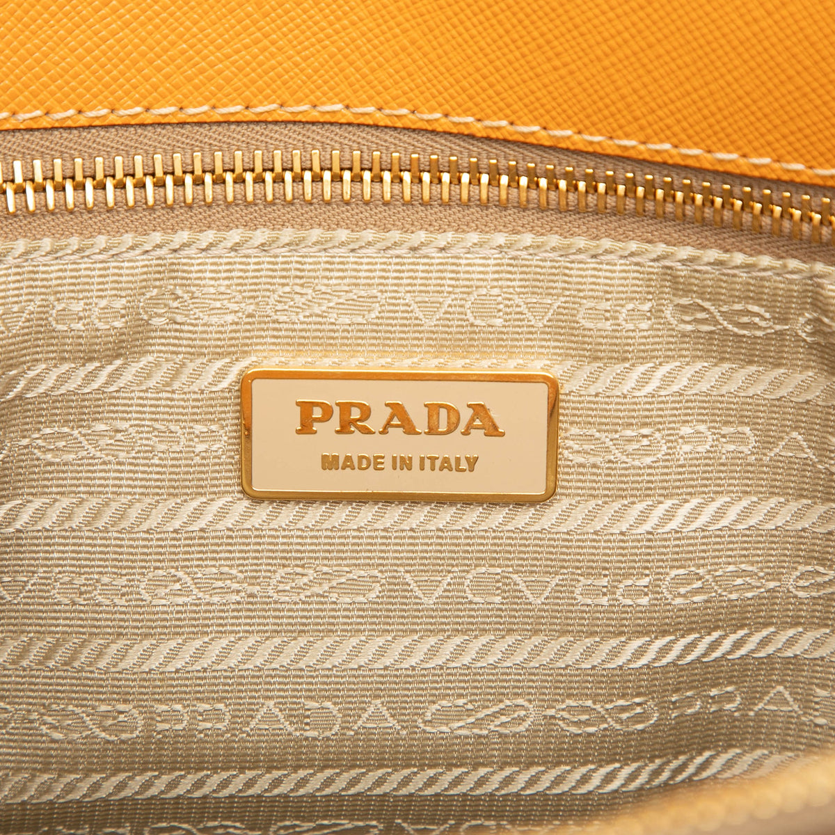 Prada Mini Saffiano Lux Galleria Double Zip
