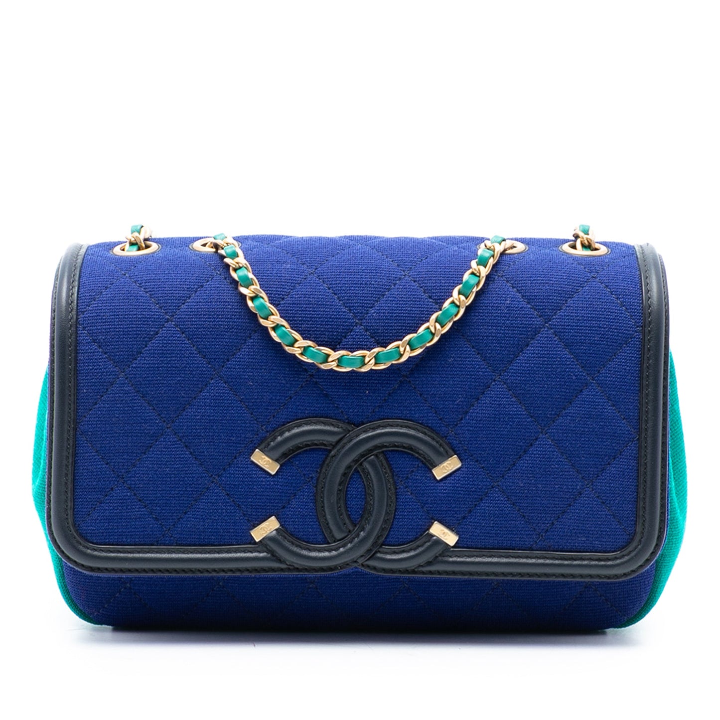 Chanel Small Jersey CC Filigree Flap