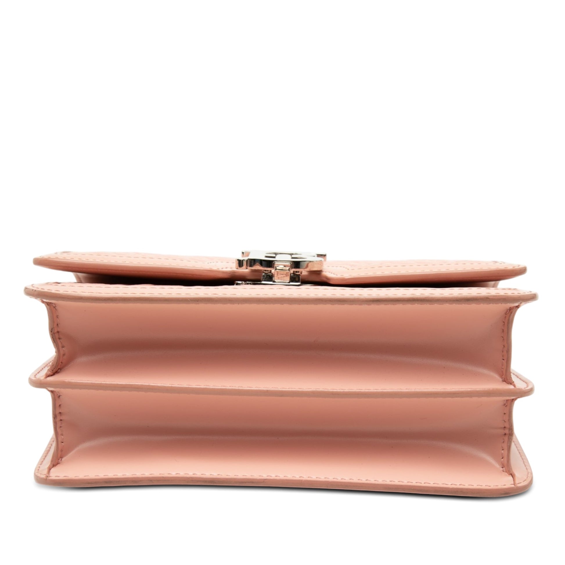 Burberry Small TB Monogram Embossed Calfskin Chain Shoulder Bag