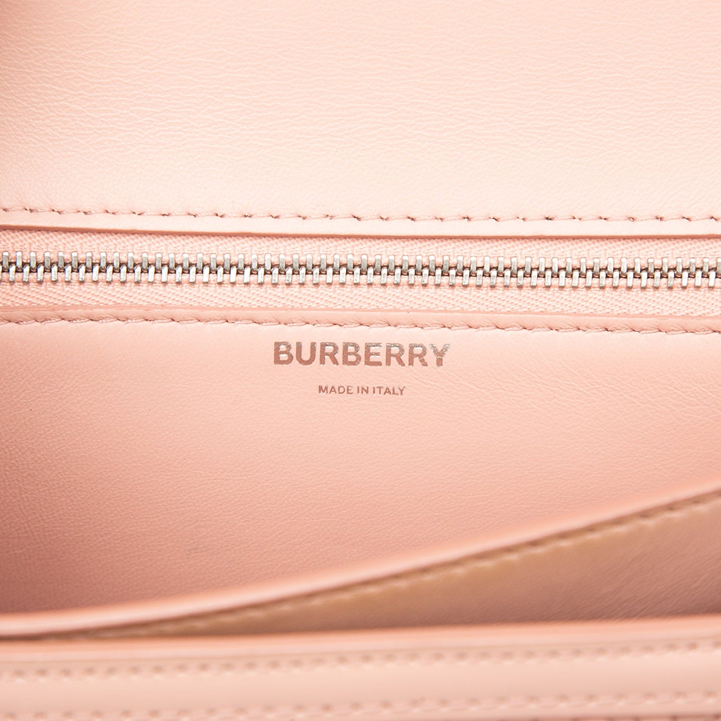 Burberry Small TB Monogram Embossed Calfskin Chain Shoulder Bag