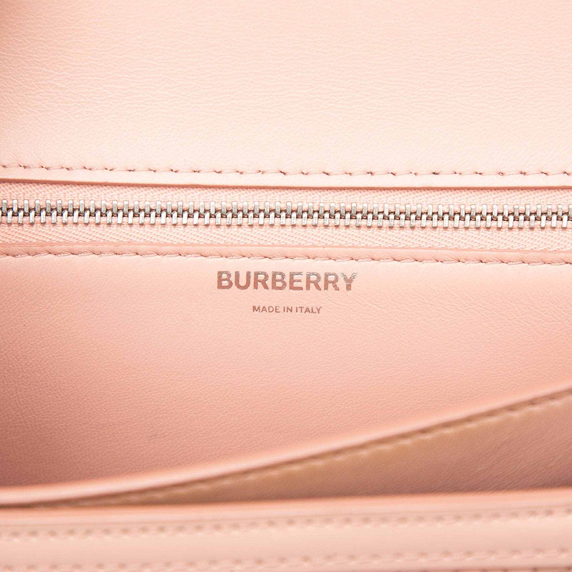 Burberry Small TB Monogram Embossed Calfskin Chain Shoulder Bag