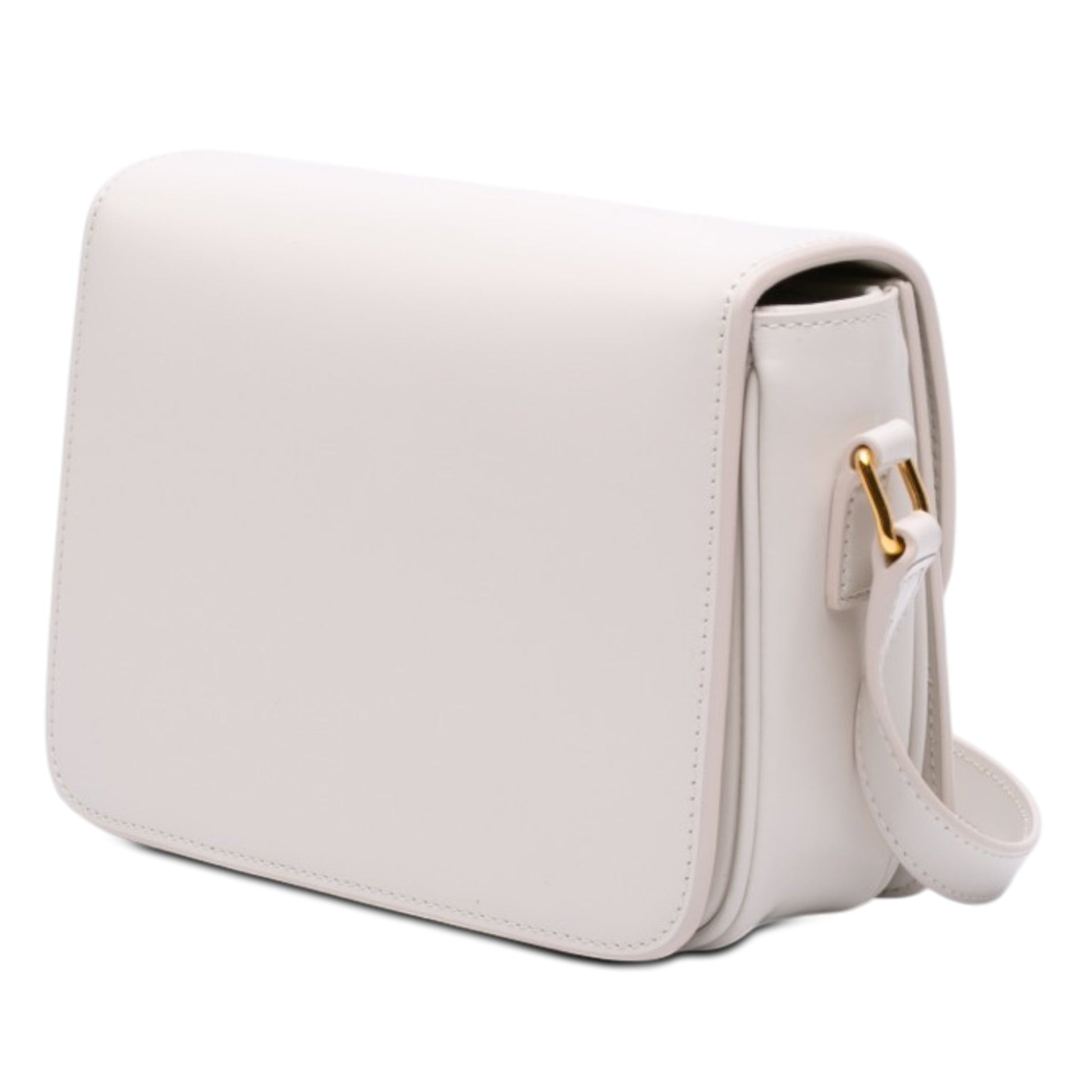 Celine Teen Shiny Calfskin Triomphe Crossbody