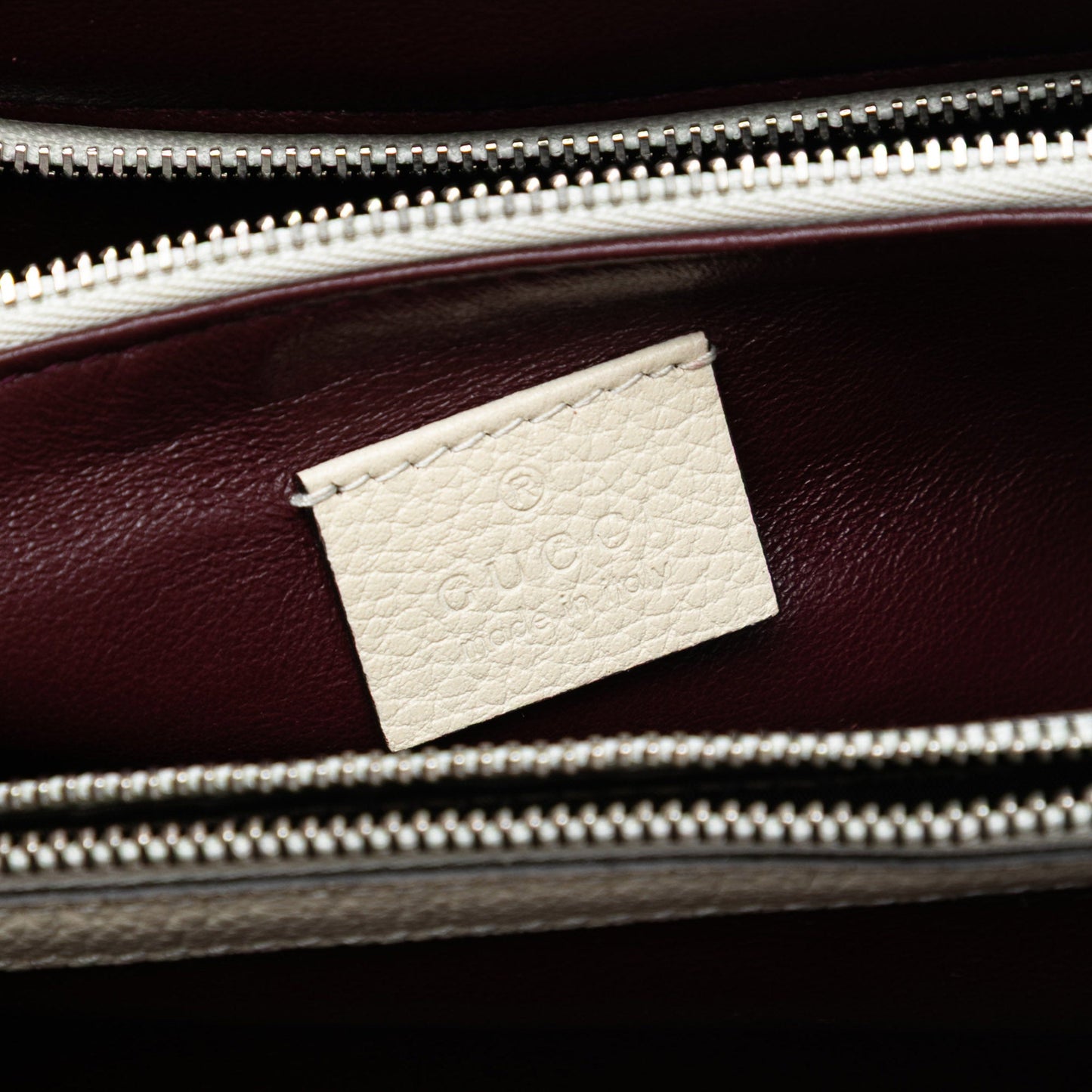 Gucci Small Grained Calfskin Zumi Top Handle Bag