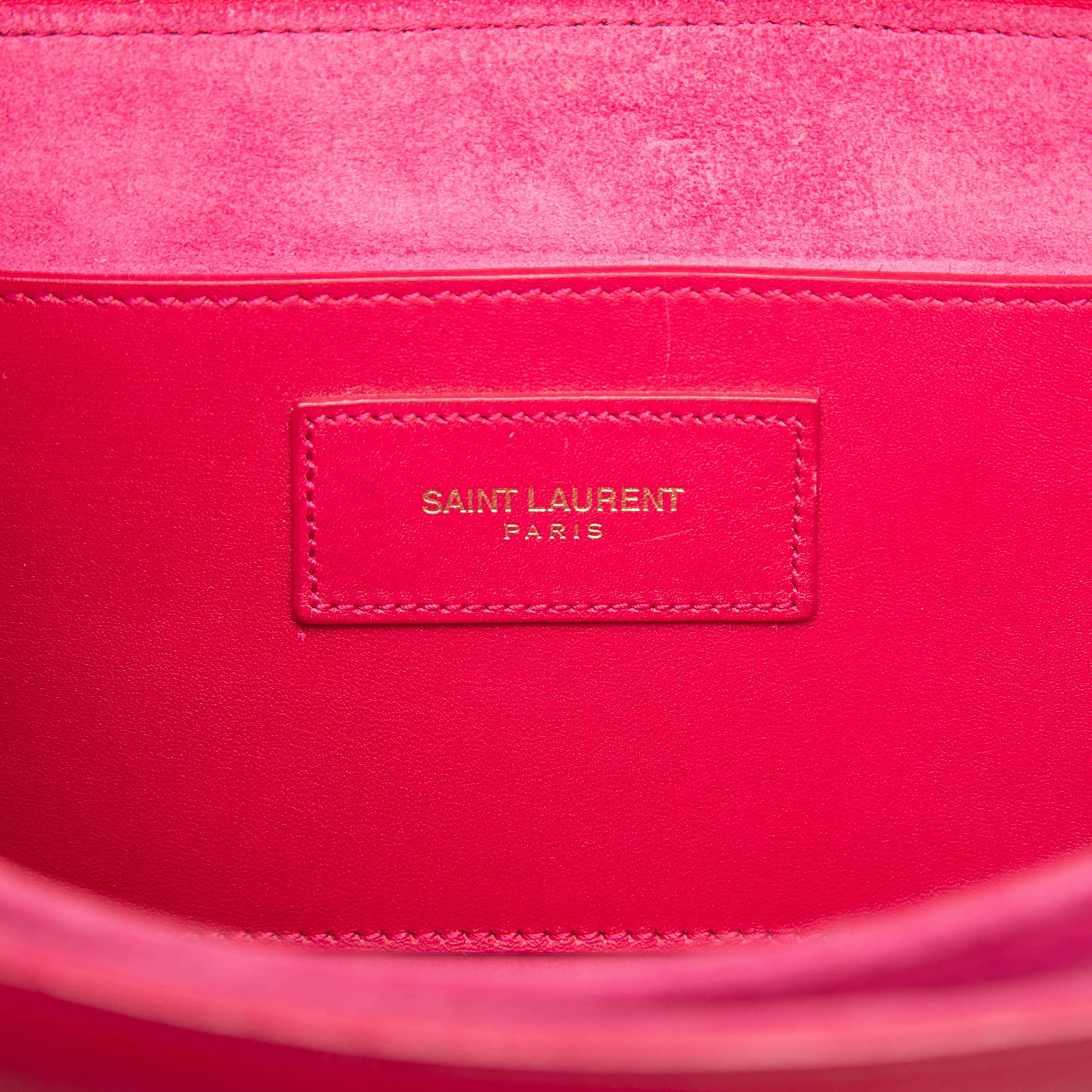 Saint Laurent Medium Leather Lulu Crossbody