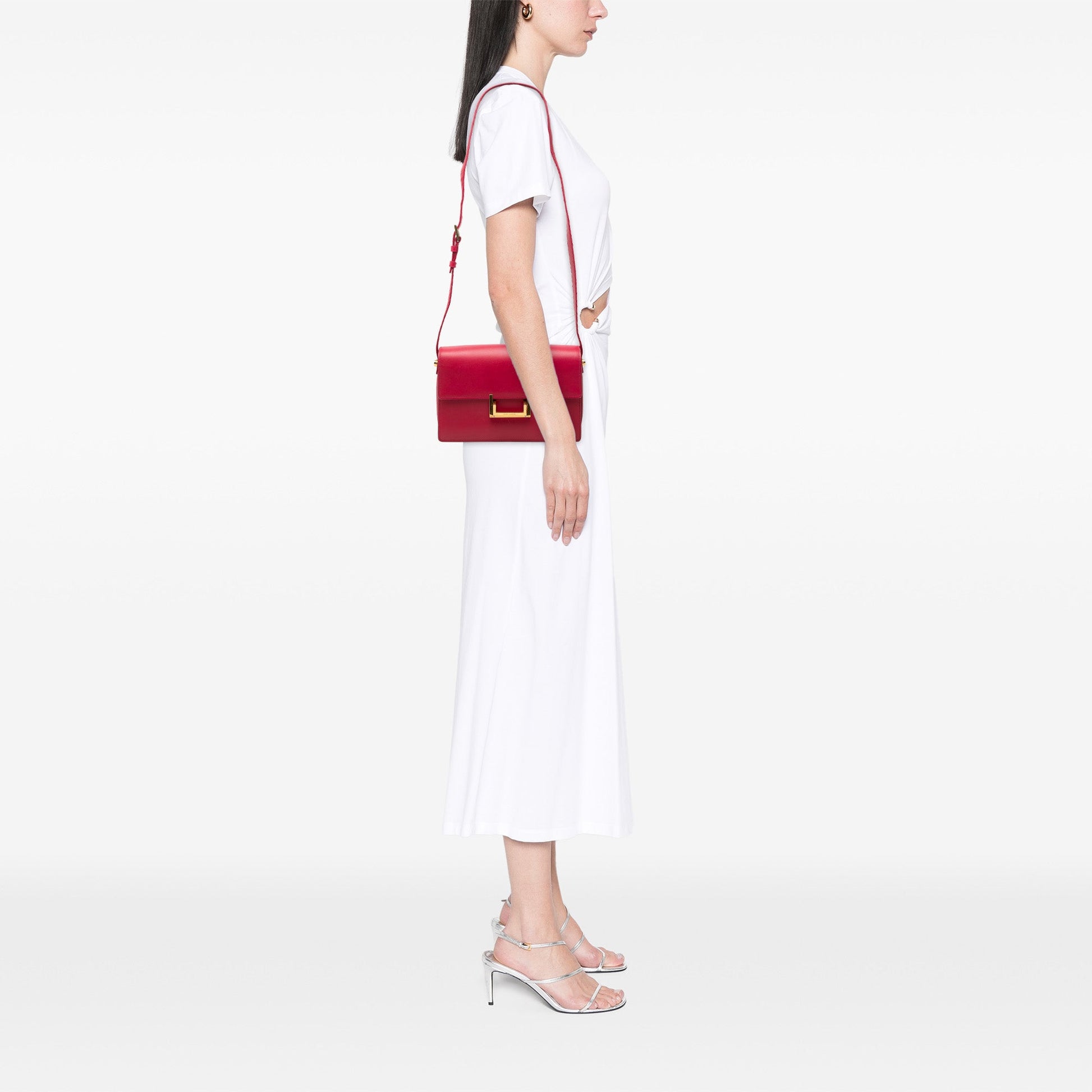 Saint Laurent Medium Leather Lulu Crossbody
