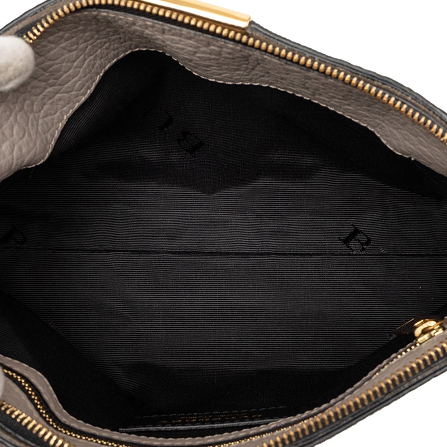Small Grain Check Embossed Leather Chichester Crossbody
