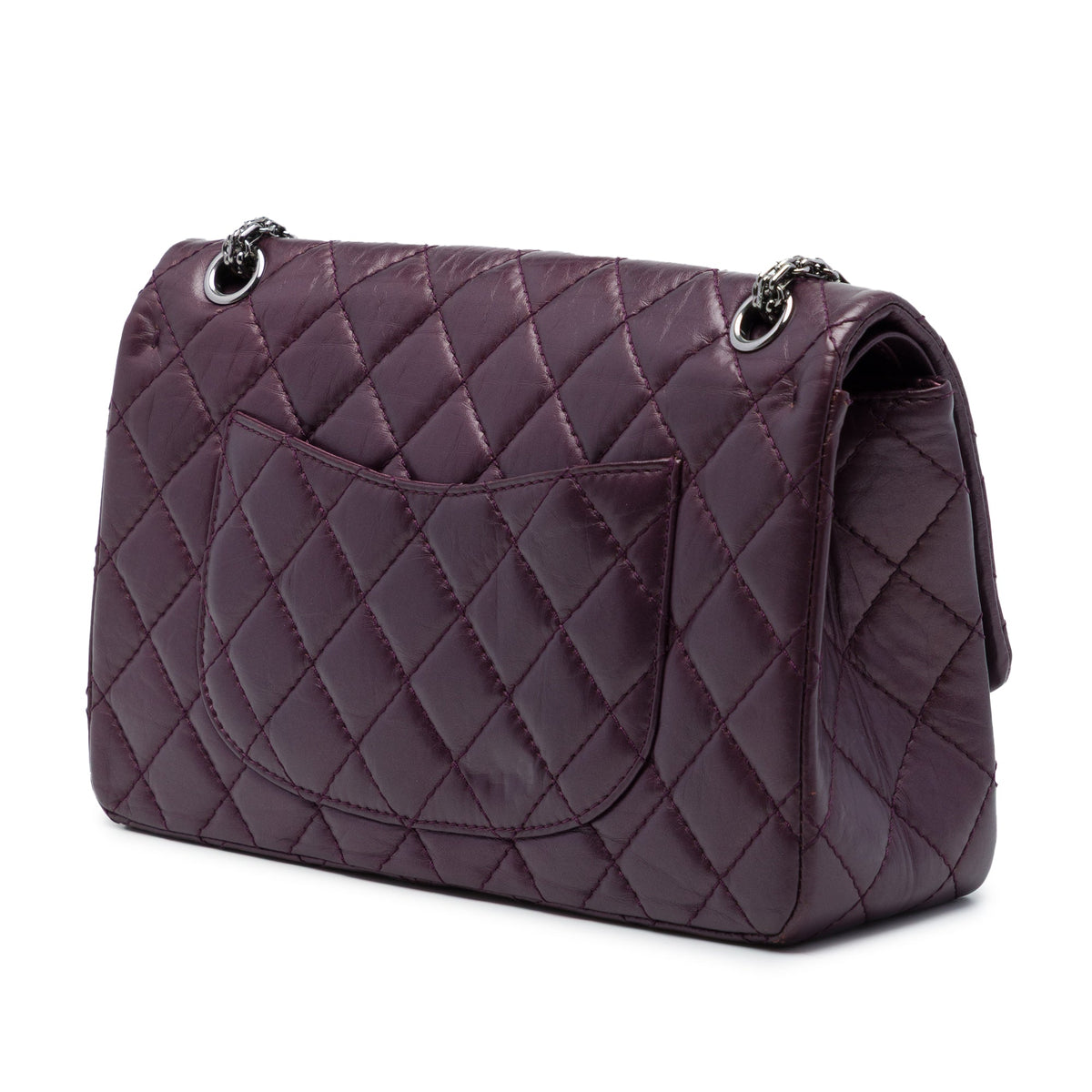 Chanel Quilted Metallic Aged Calfskin Reissue 2.55 Double Flap 226