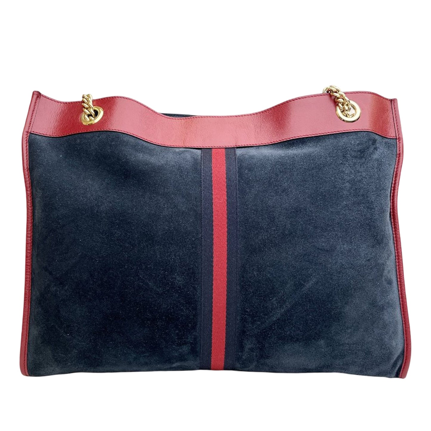 Gucci Large Web Suede Rajah Tote