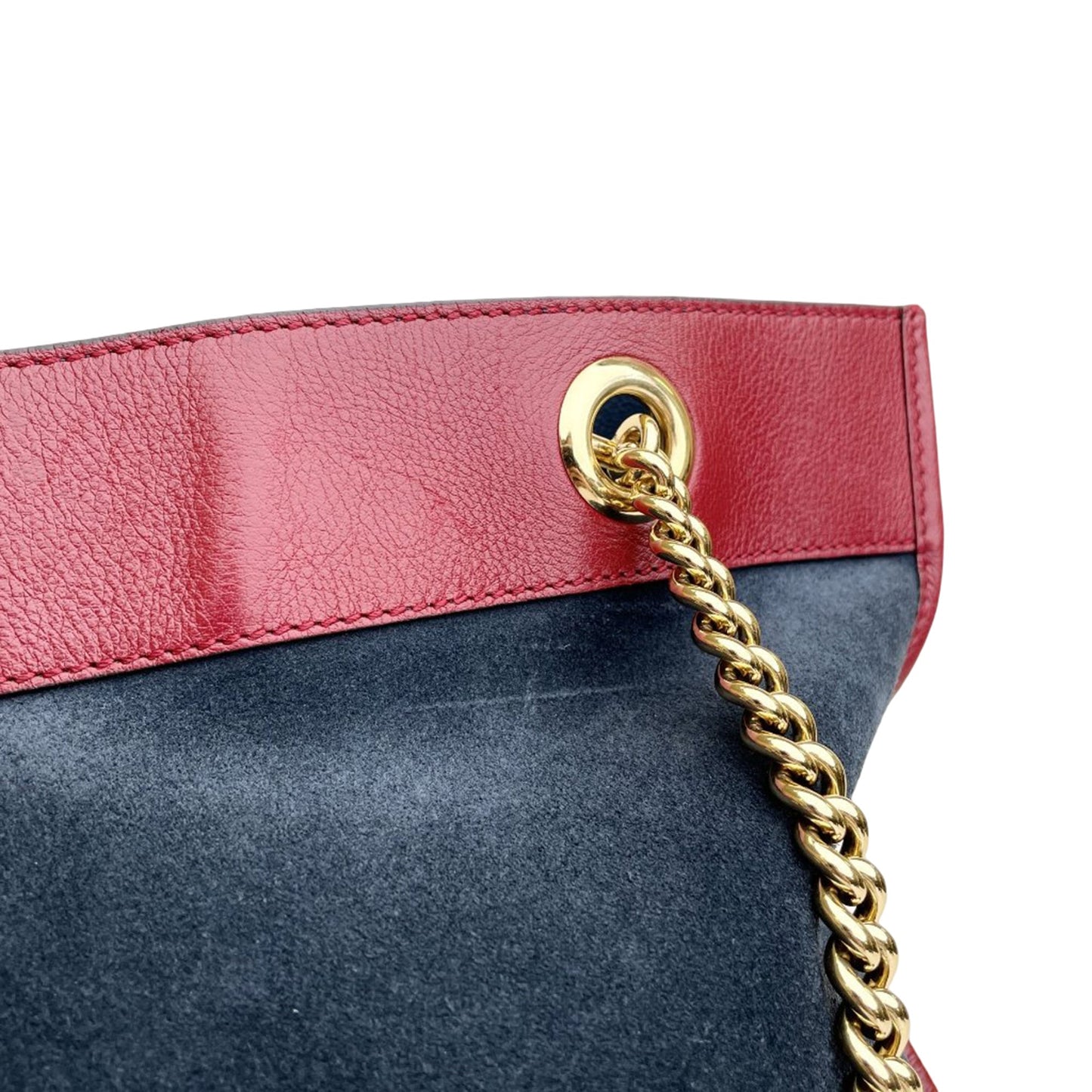 Gucci Large Web Suede Rajah Tote