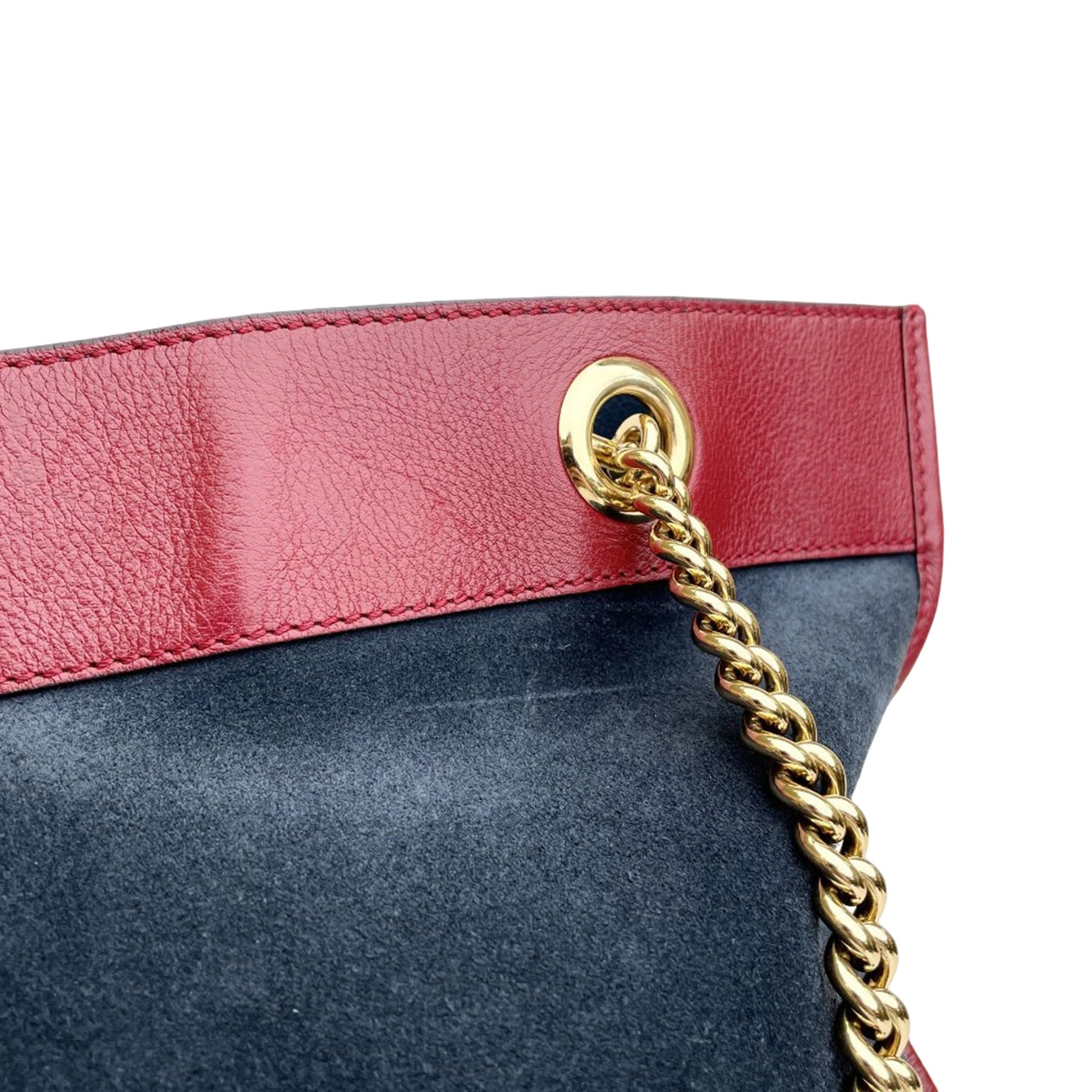 Gucci Large Web Suede Rajah Tote