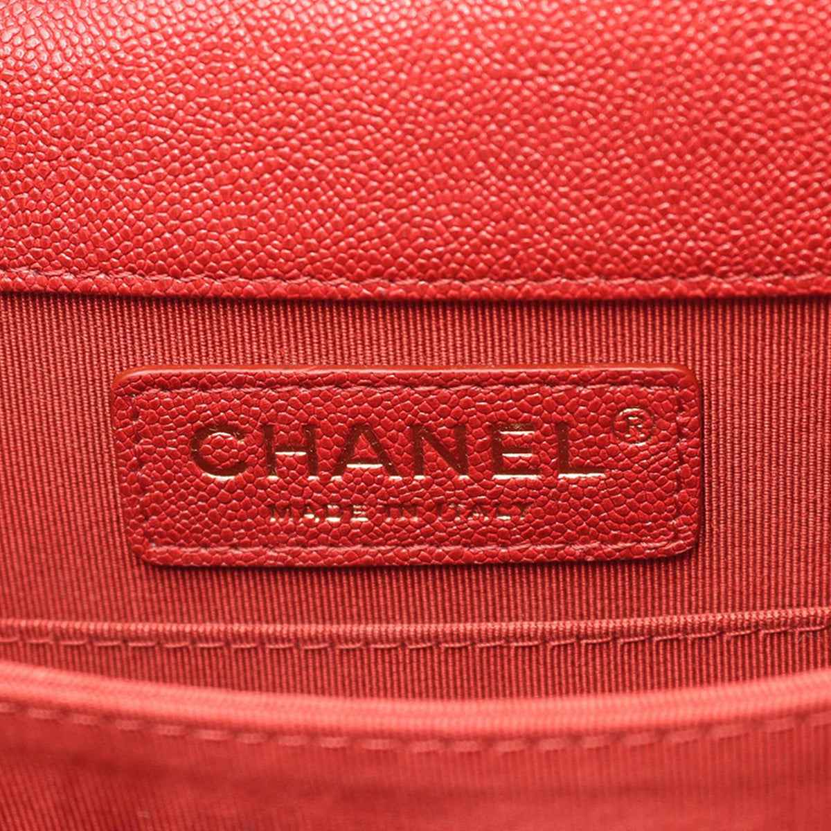Chanel Quilted Lambskin North South Boy Flap