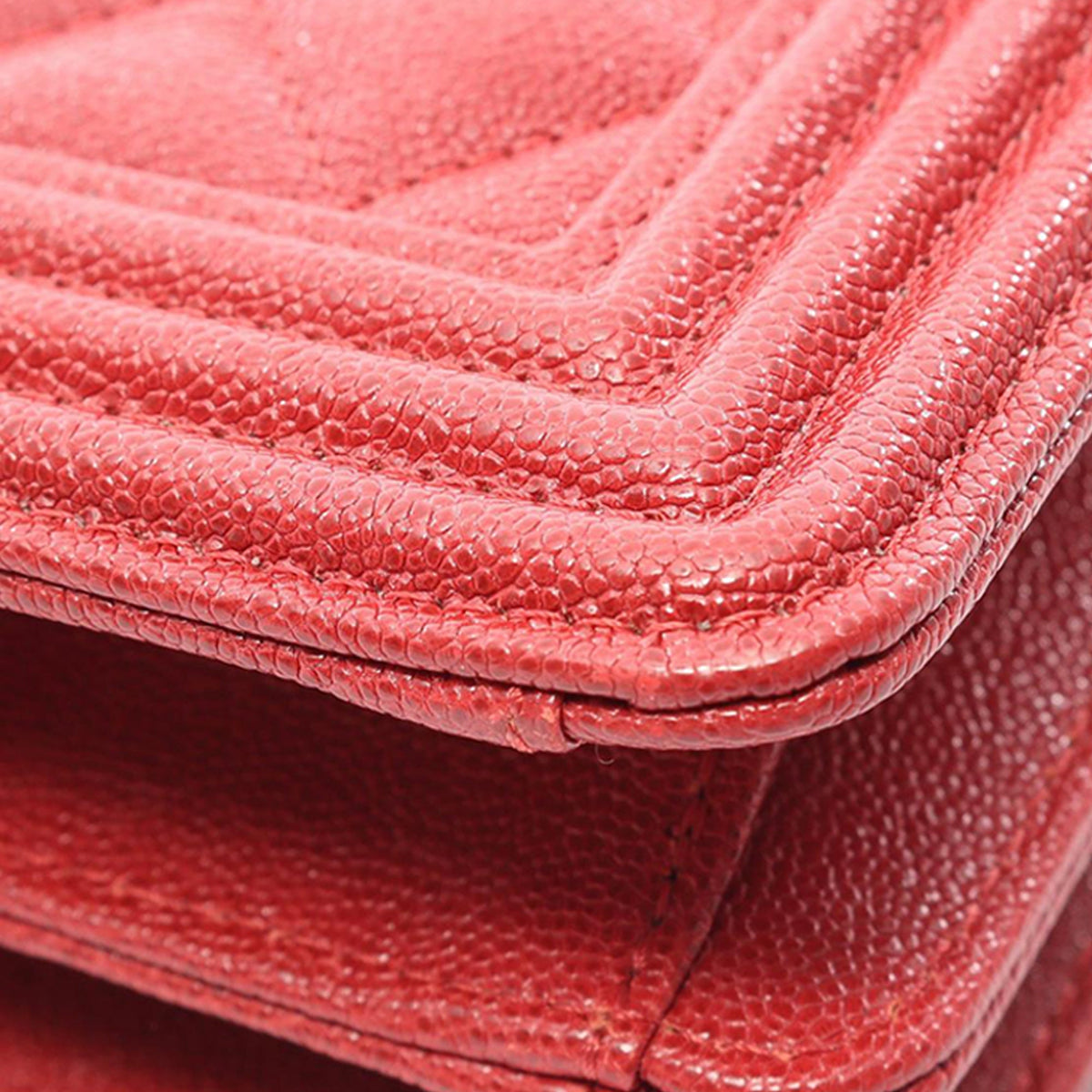 Chanel Quilted Lambskin North South Boy Flap