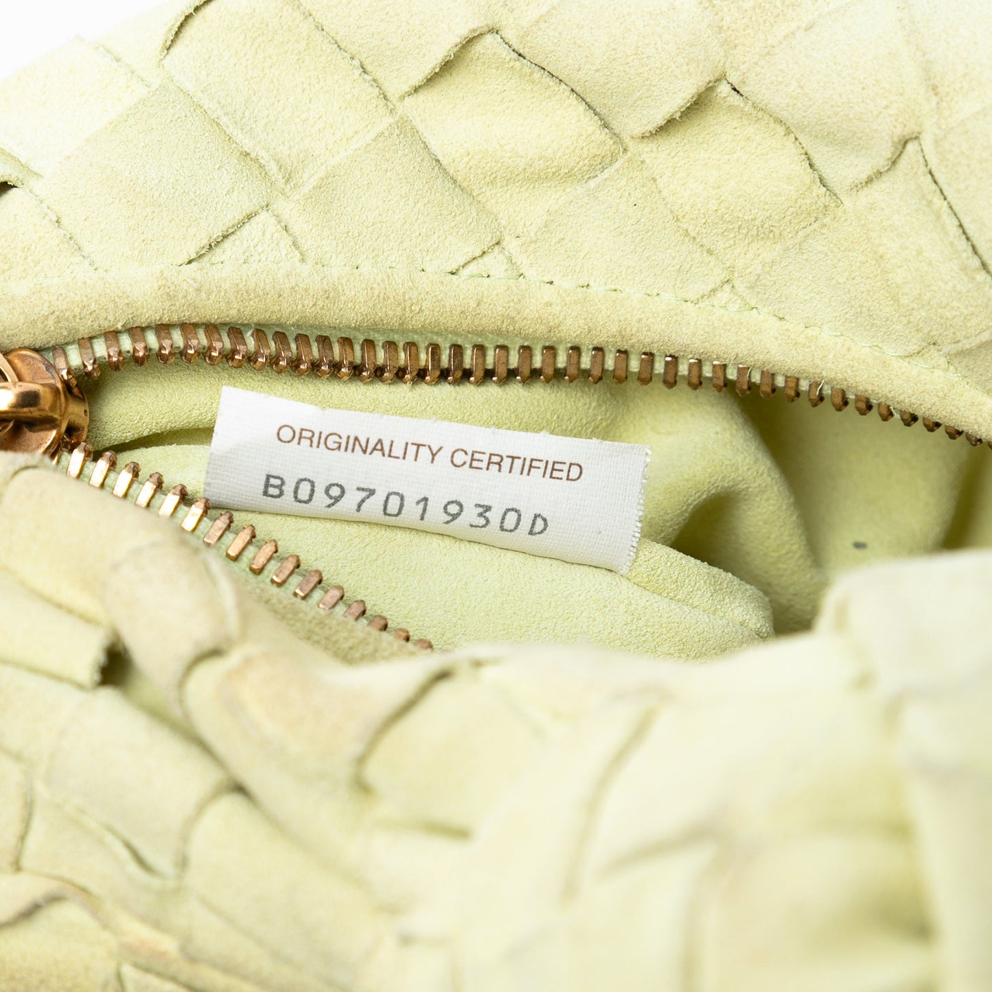 Bottega Veneta Mini Suede Intrecciato Jodie
