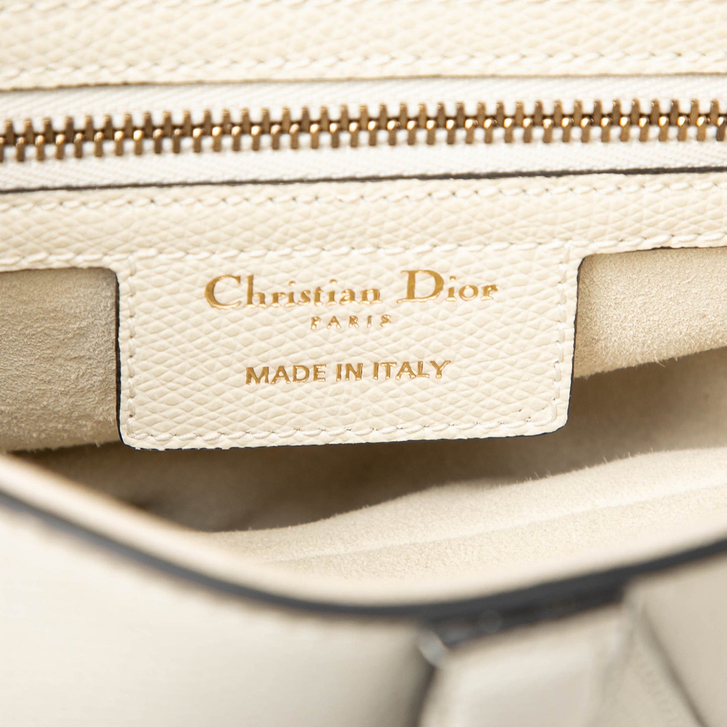 Dior Grained Calfskin Saddle Bag