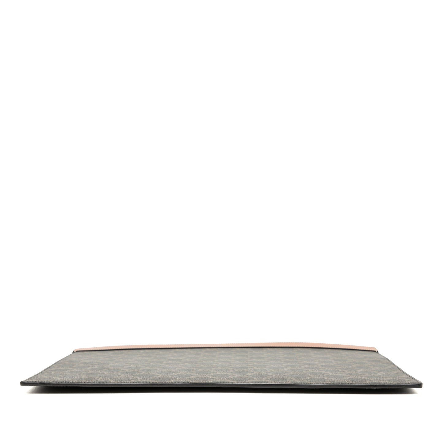 Celine Triomphe Coated Canvas Clutch