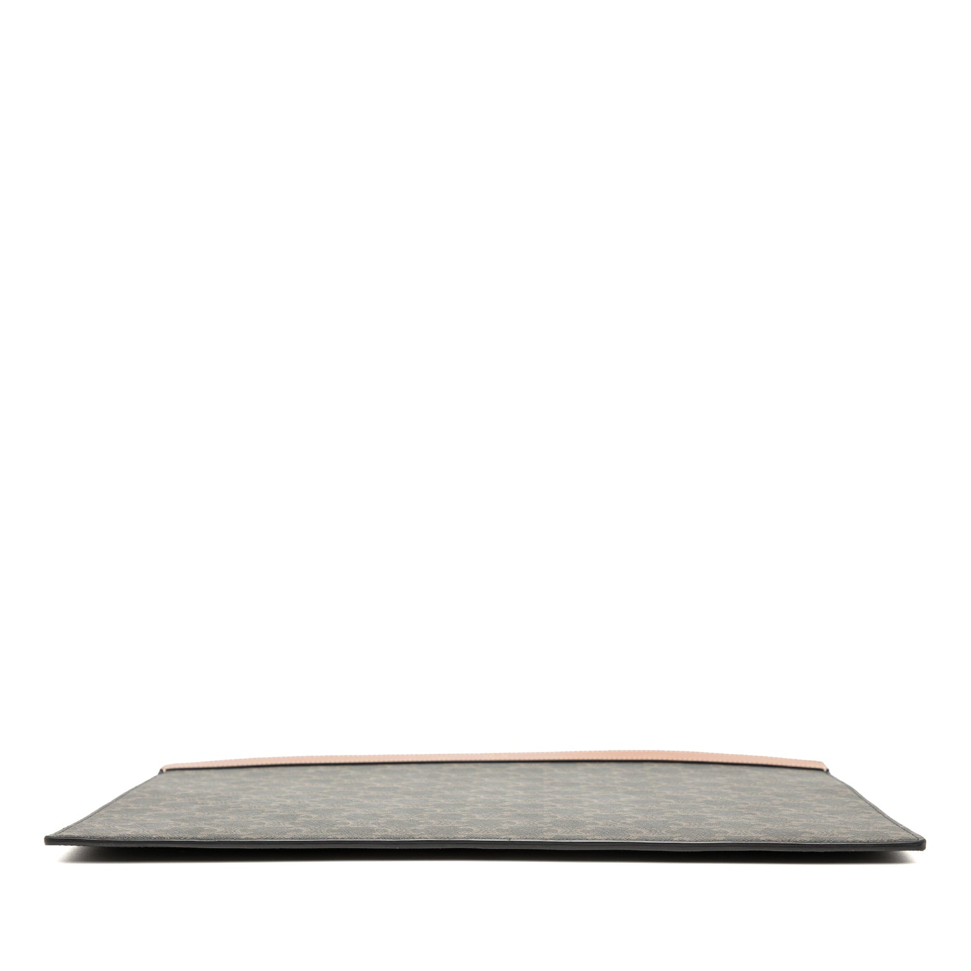Celine Triomphe Coated Canvas Clutch