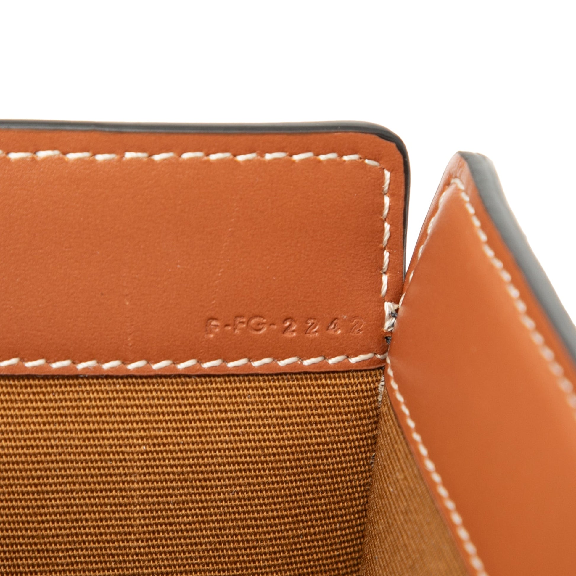 Celine Triomphe Coated Canvas Clutch