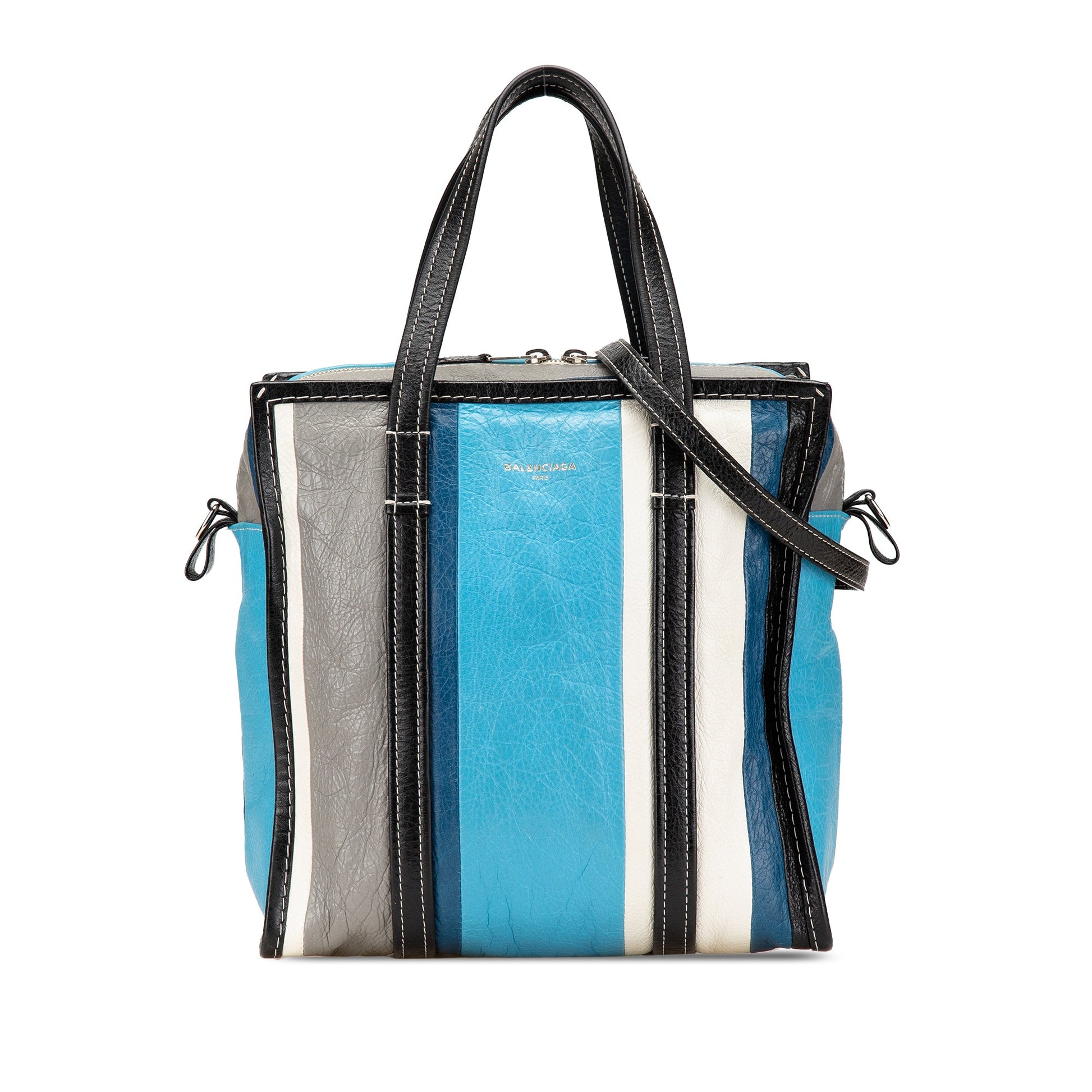 Balenciaga S Lambskin Bazar Shopper Satchel