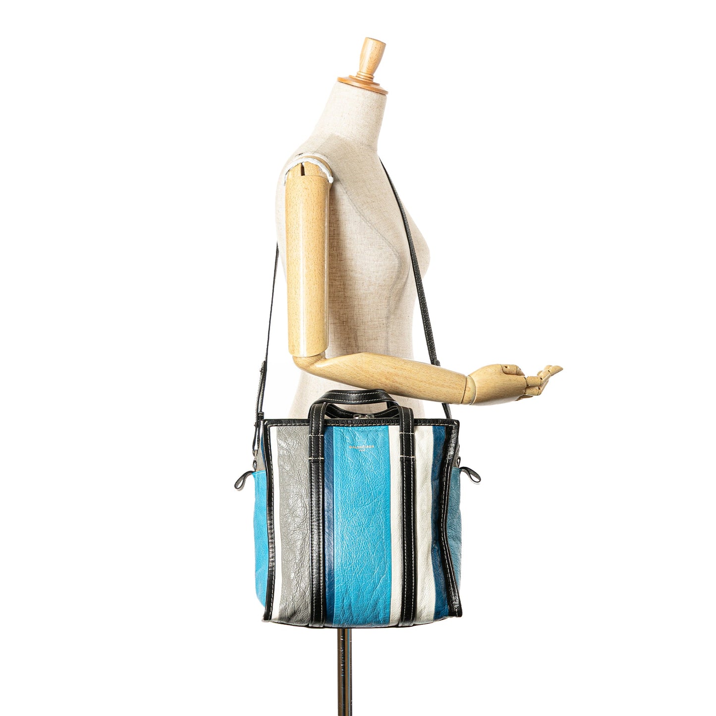 Balenciaga S Lambskin Bazar Shopper Satchel
