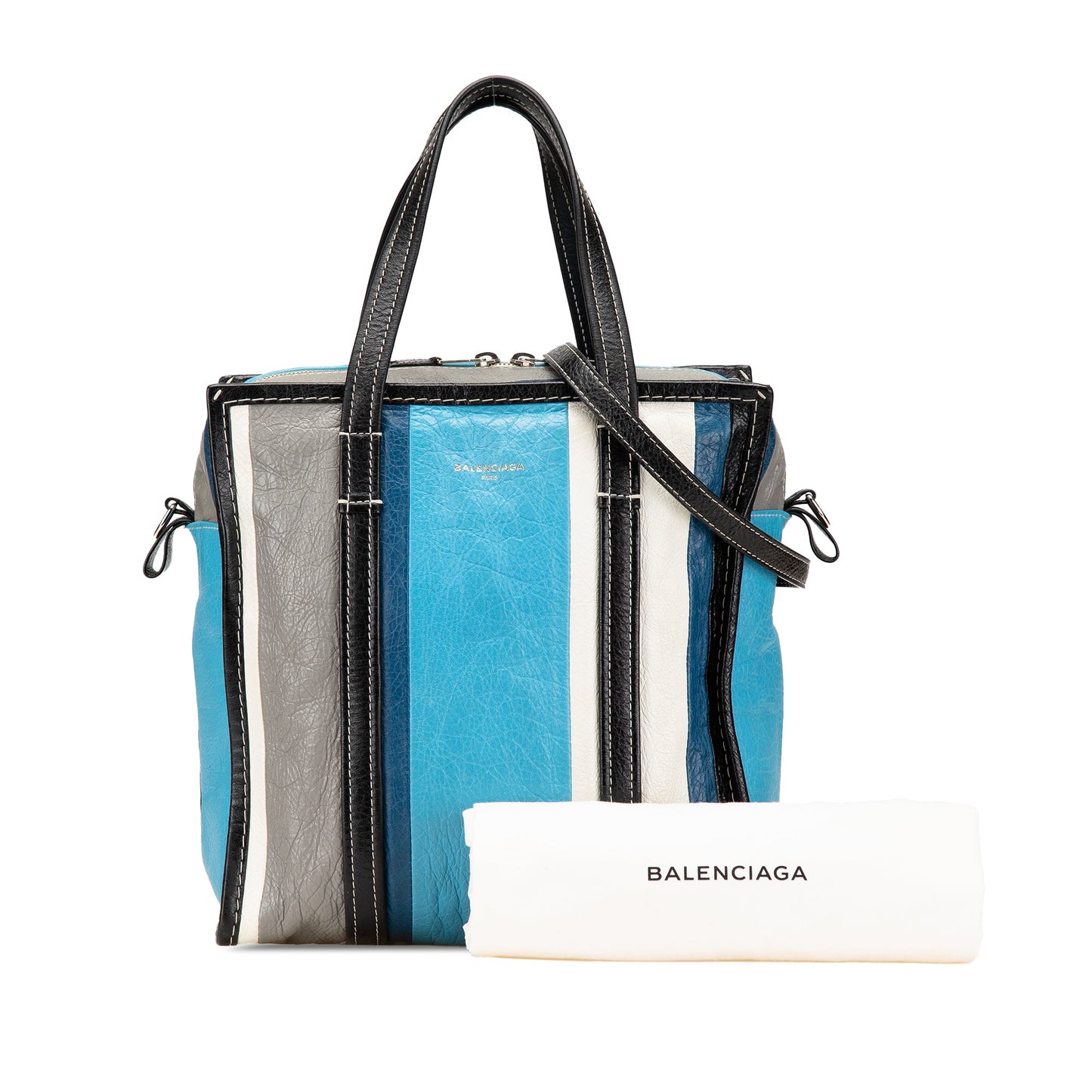Balenciaga S Lambskin Bazar Shopper Satchel