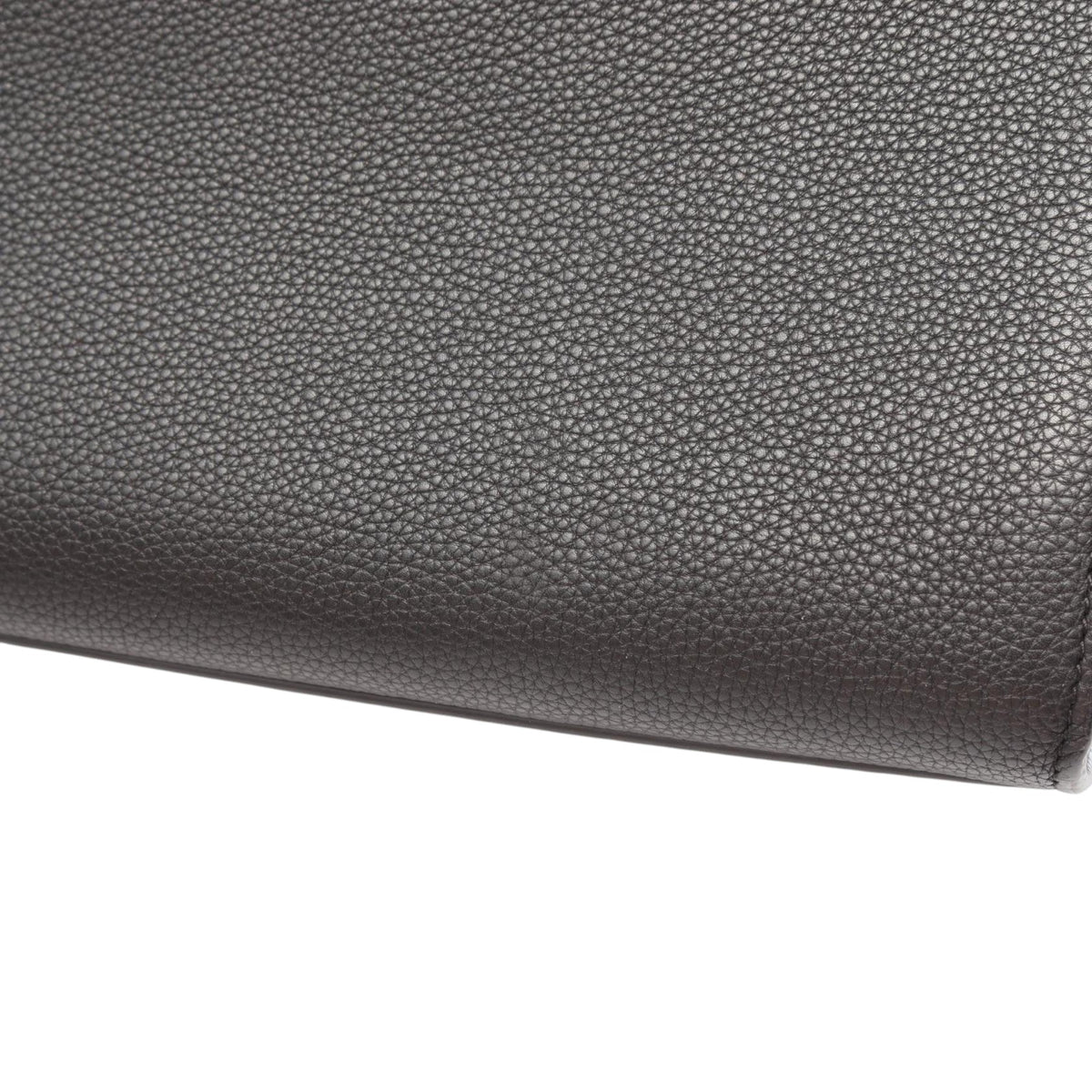 Celine Small Bicolor Leather Trapeze Satchel — Black