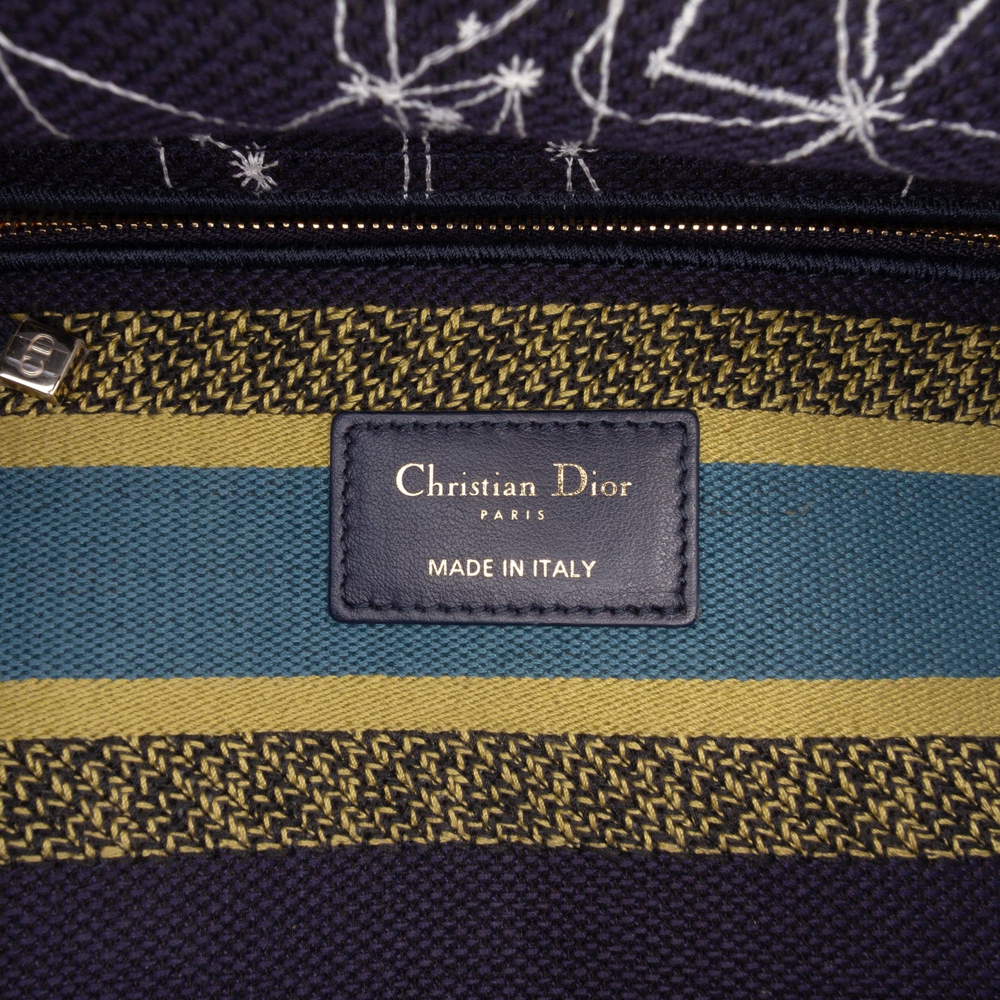Dior Medium Embroidered Canvas Zodiac Lady D Lite