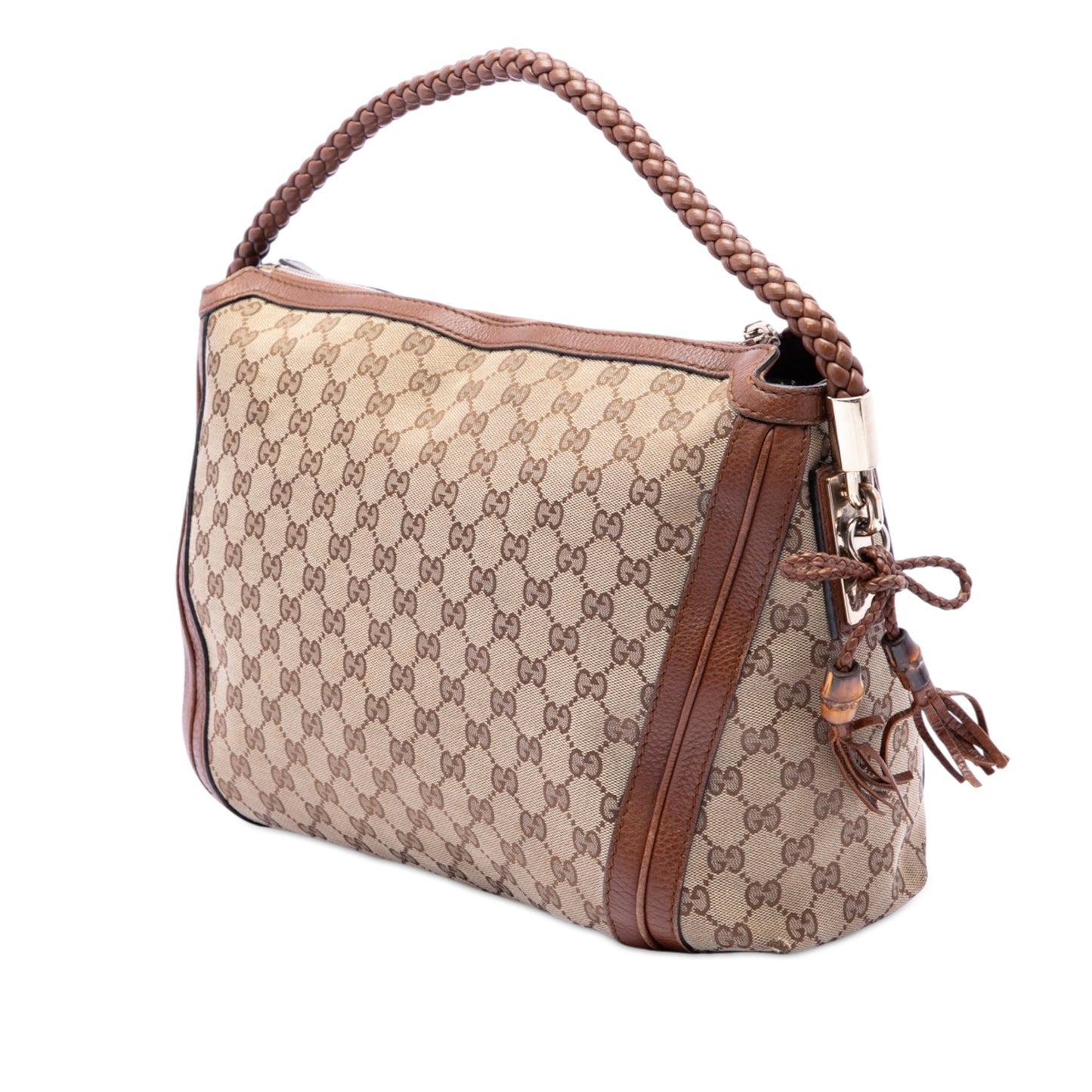 Gucci Medium GG Canvas Bella Shoulder Bag