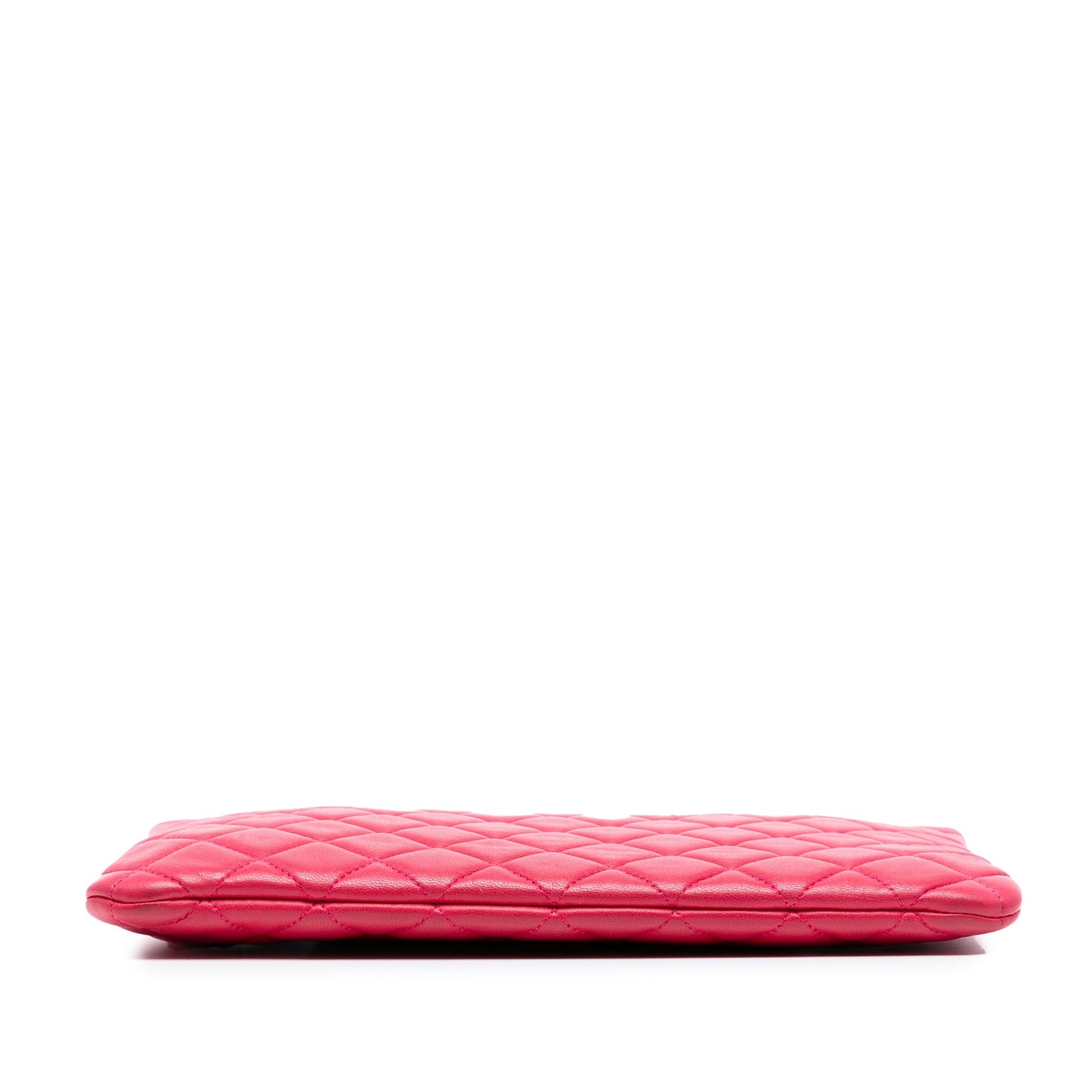 Chanel Medium Quilted Lambskin O Case Clutch