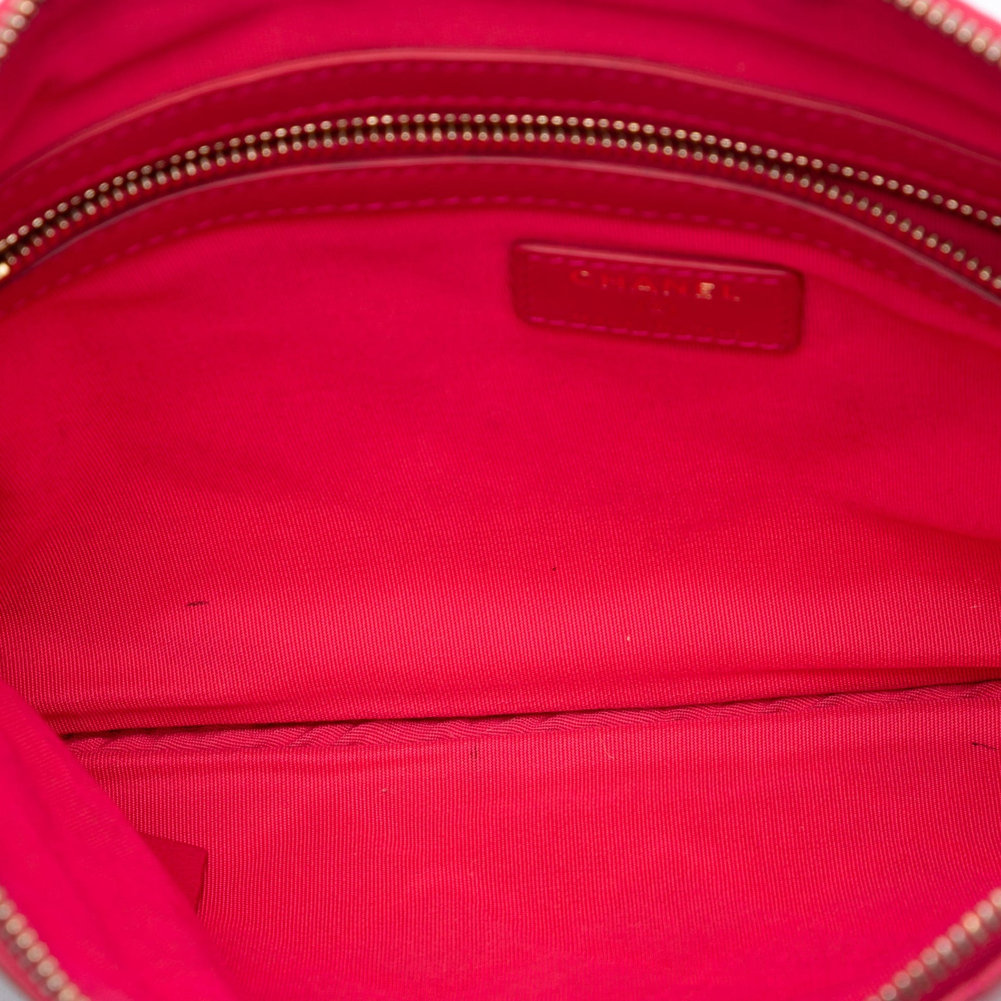 Chanel Medium Quilted Lambskin O Case Clutch