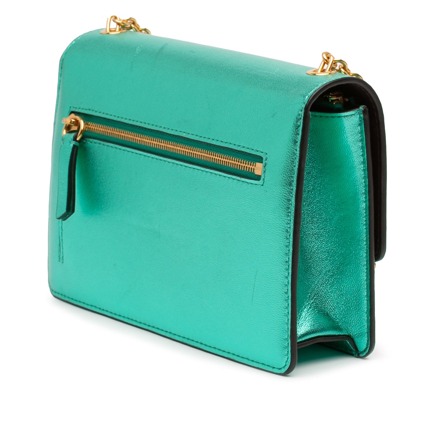 Mulberry Small Metallic Grained Calfskin Darley Crossbody